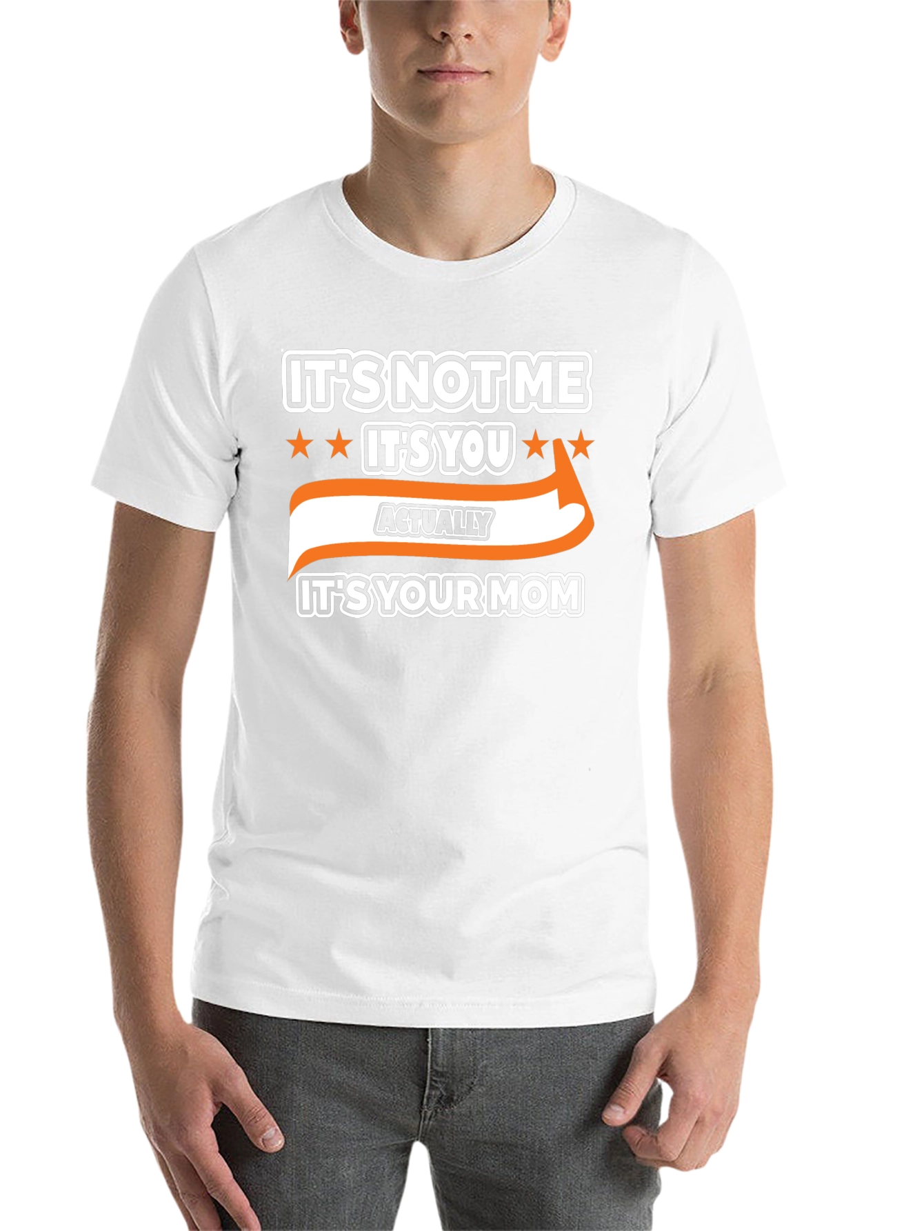 Black It's Not Me, It's You Funny Graphic T-Shirt view 14