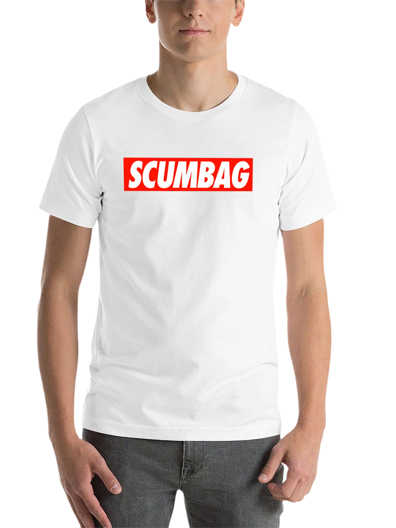 Black Scumbag Graphic Tee - Bold Statement T-Shirt view 14