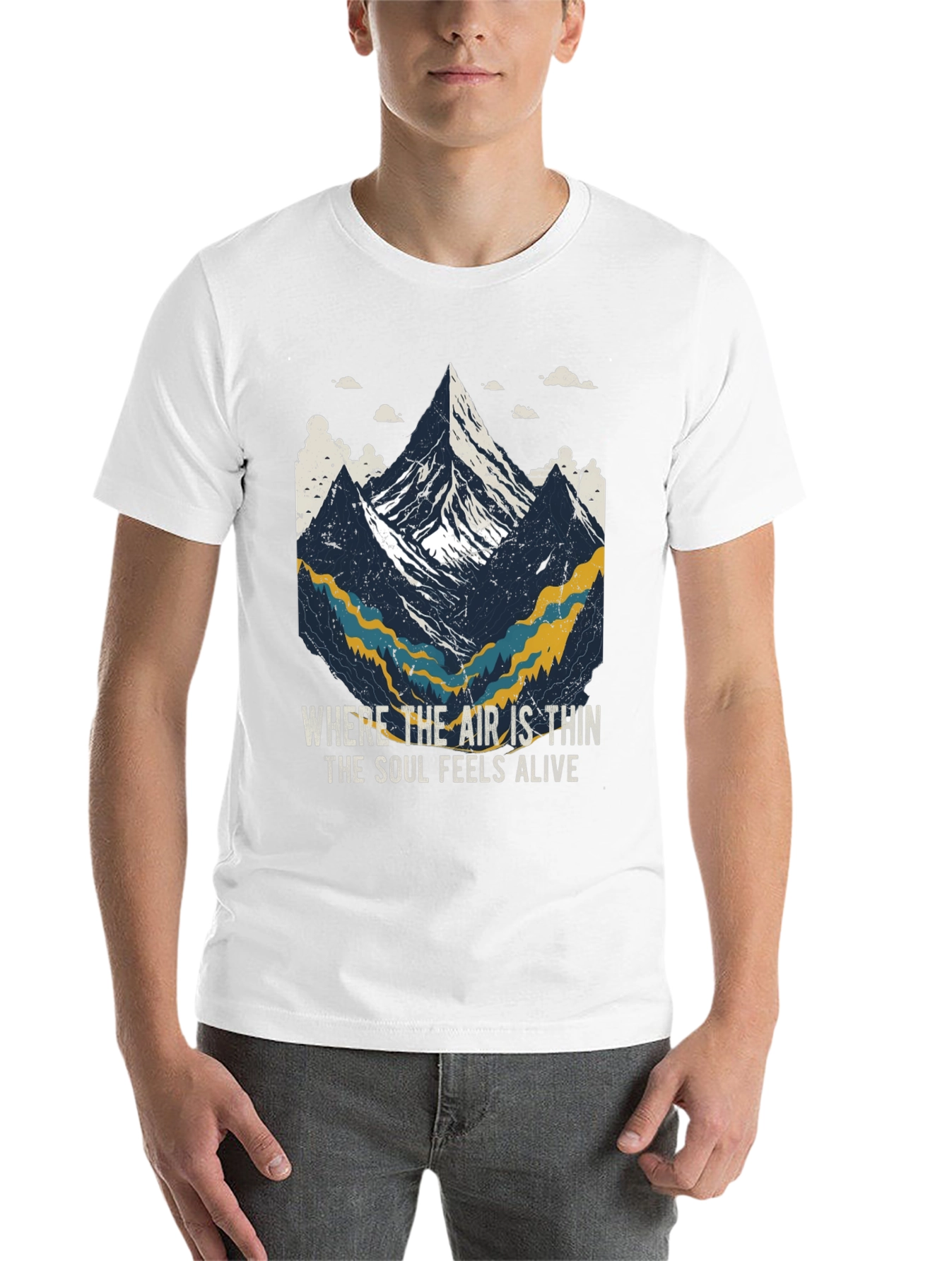 Black Mountain Adventure Graphic Tee - 'Soul Feels Alive' view 14