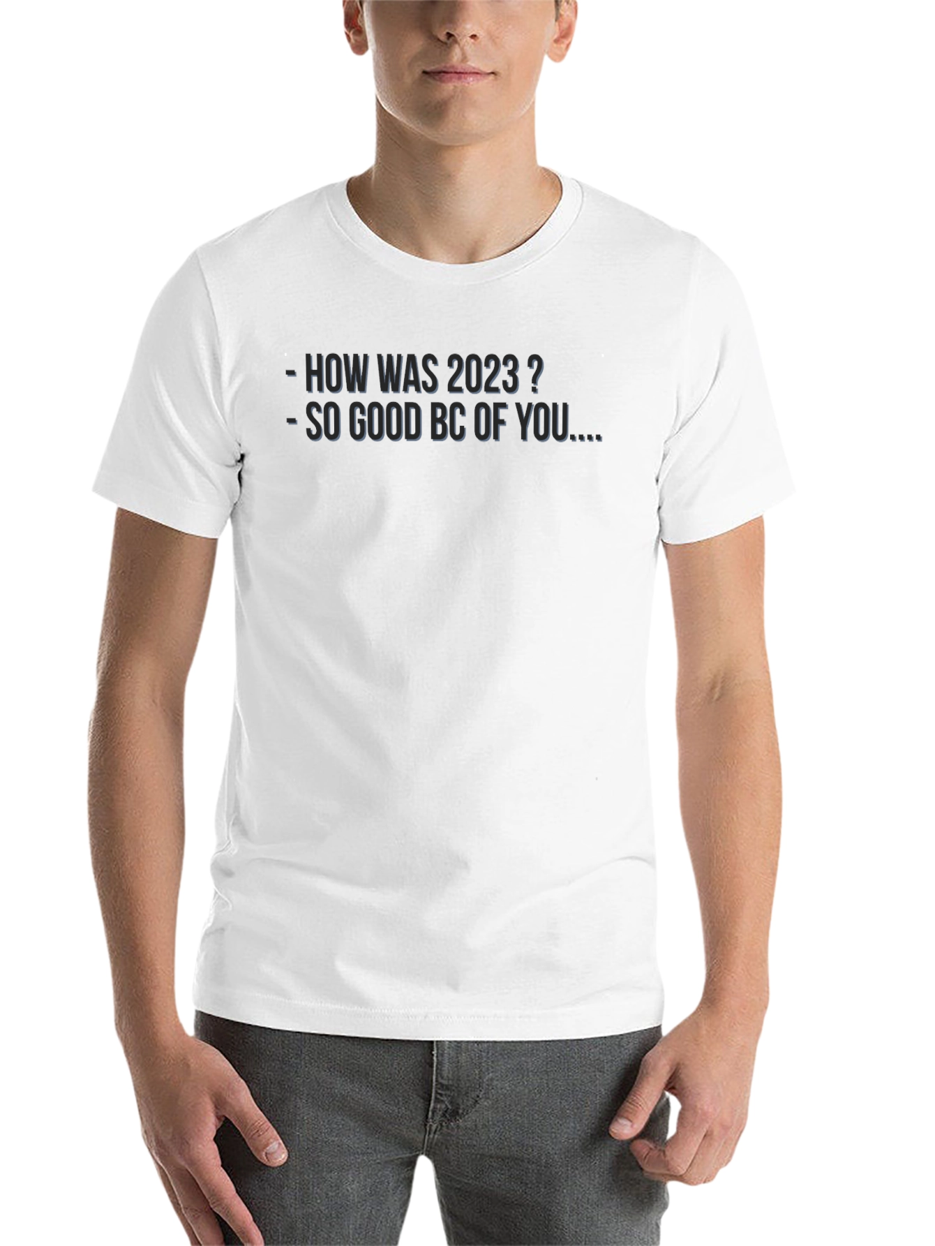 Black 2023 Graphic Tee - So Good BC Of You T-Shirt view 14