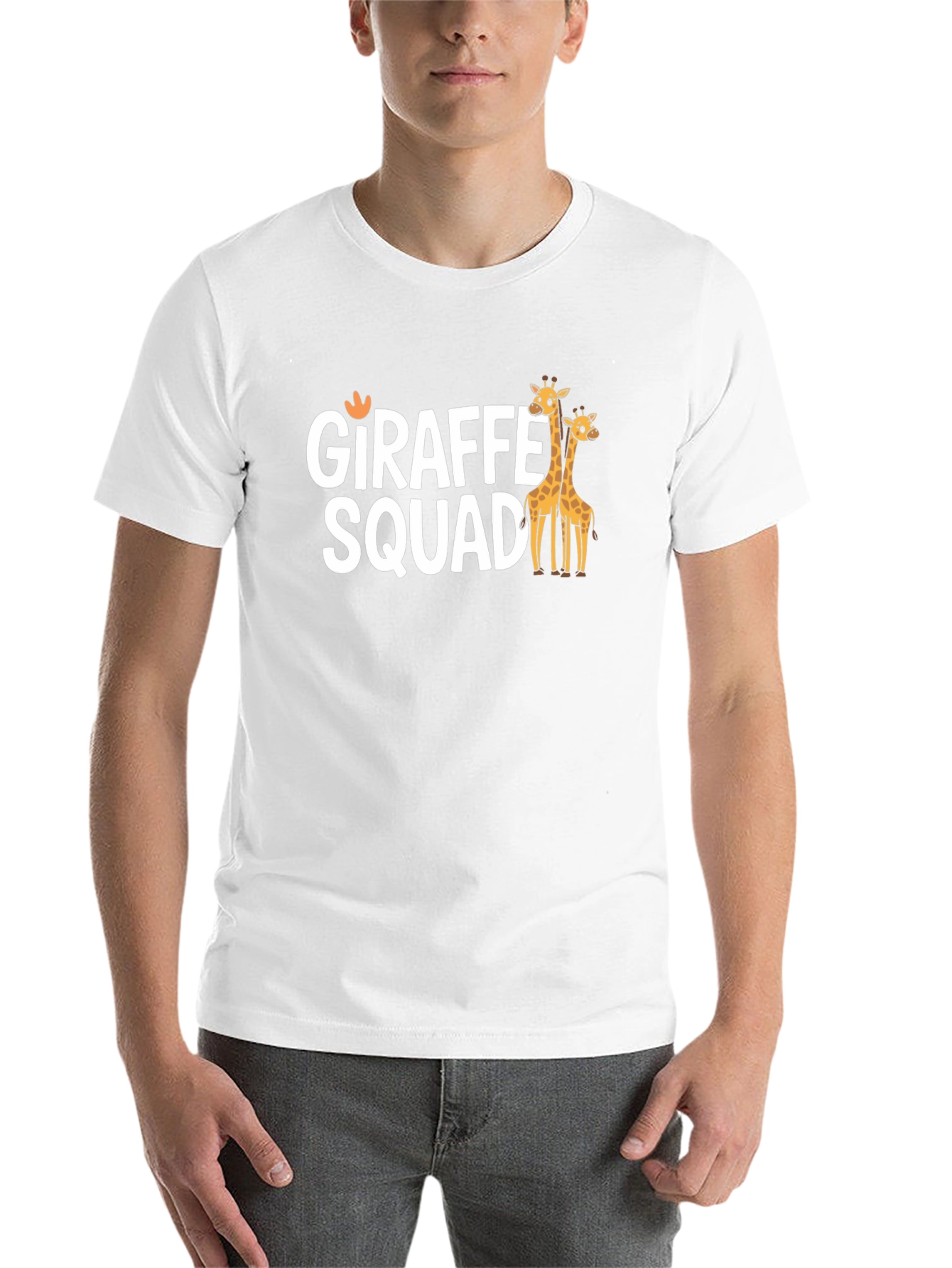 Black Giraffe Squad T-Shirt - Funny Animal Tee view 14