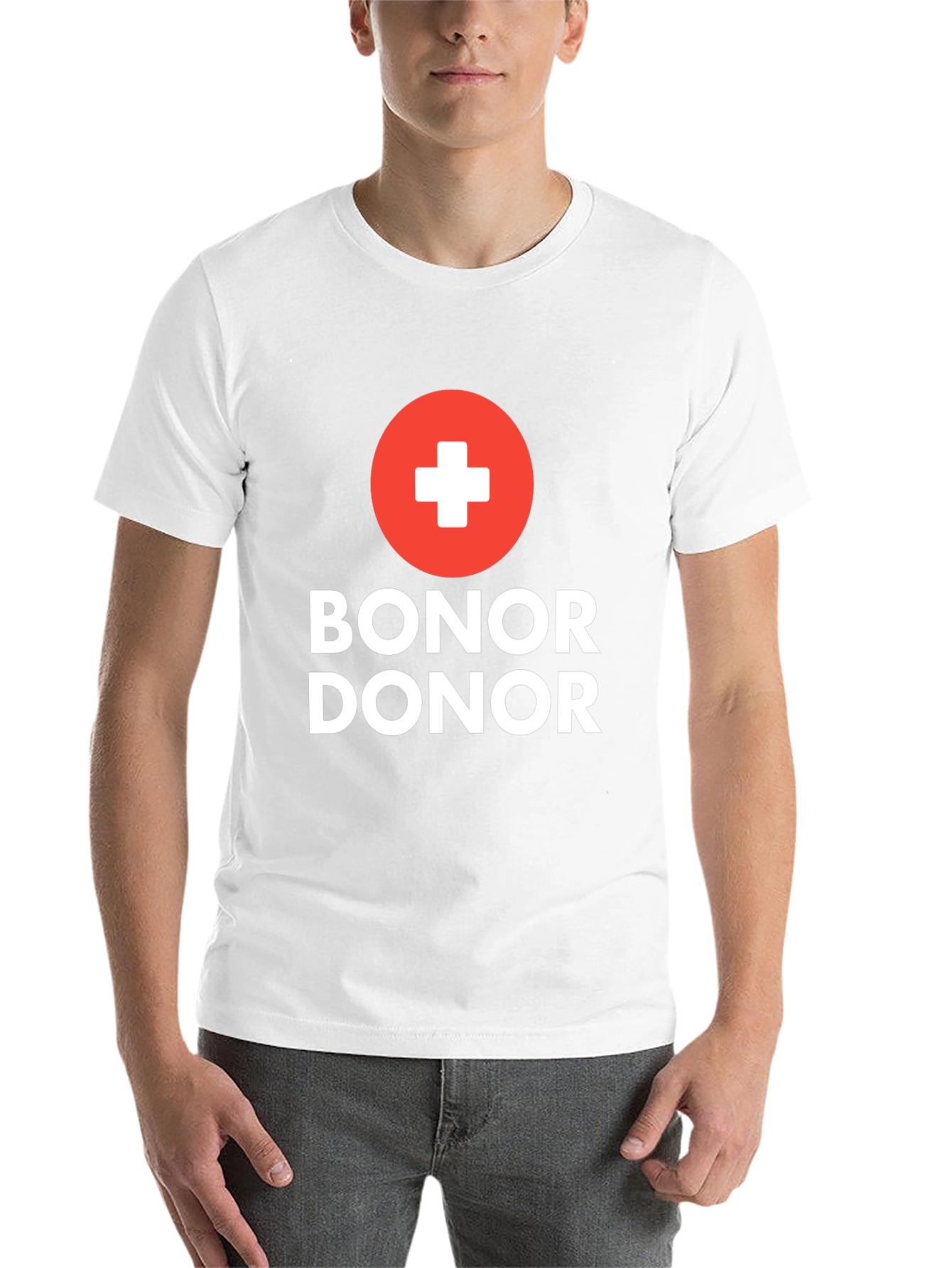 Black Bonor Donor T-Shirt - Donate with Style view 14