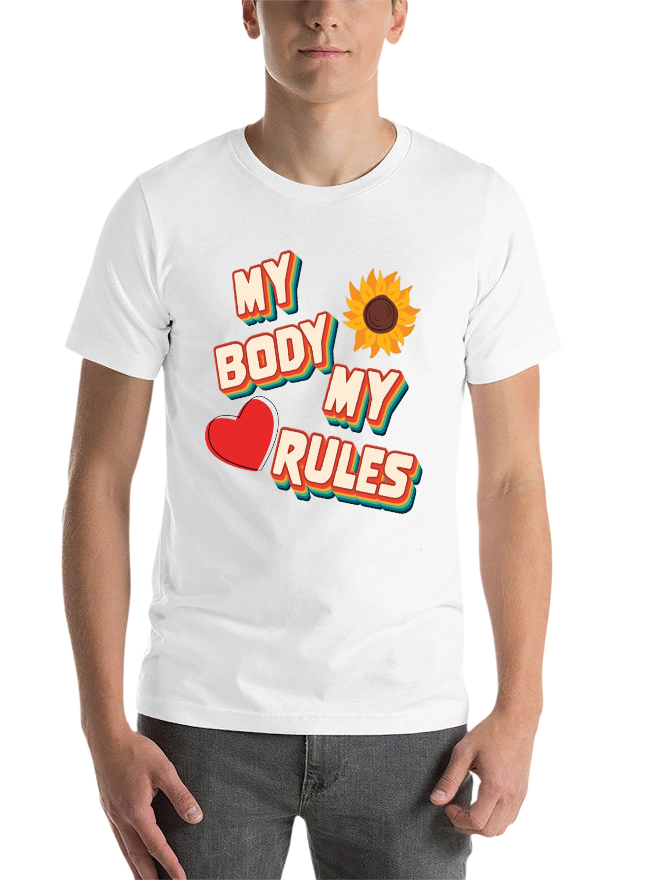 Black My Body My Rules Graphic Tee view 14