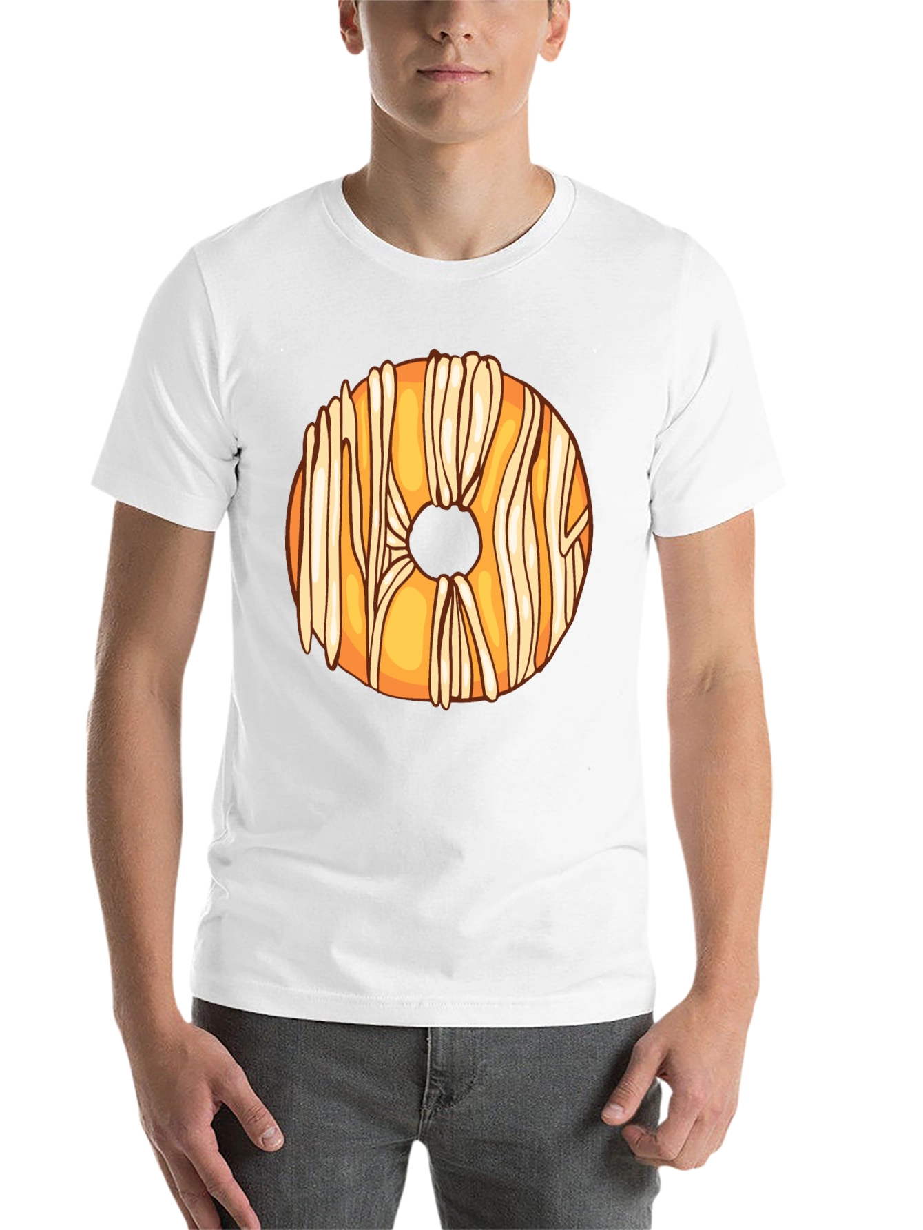 Black Donut Lover Black T-Shirt view 14