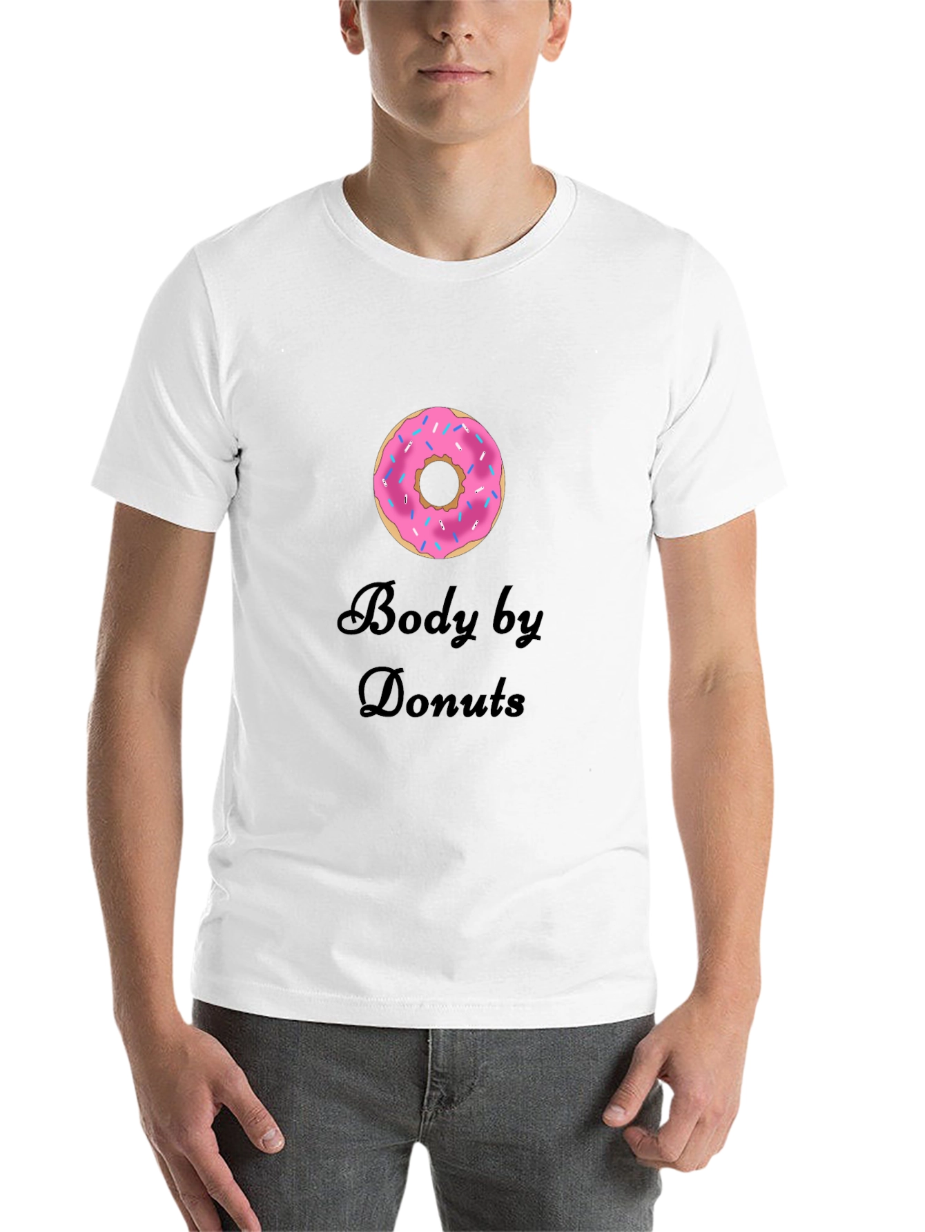 Black Body by Donuts T-Shirt - Casual Crew Neck Tee view 14