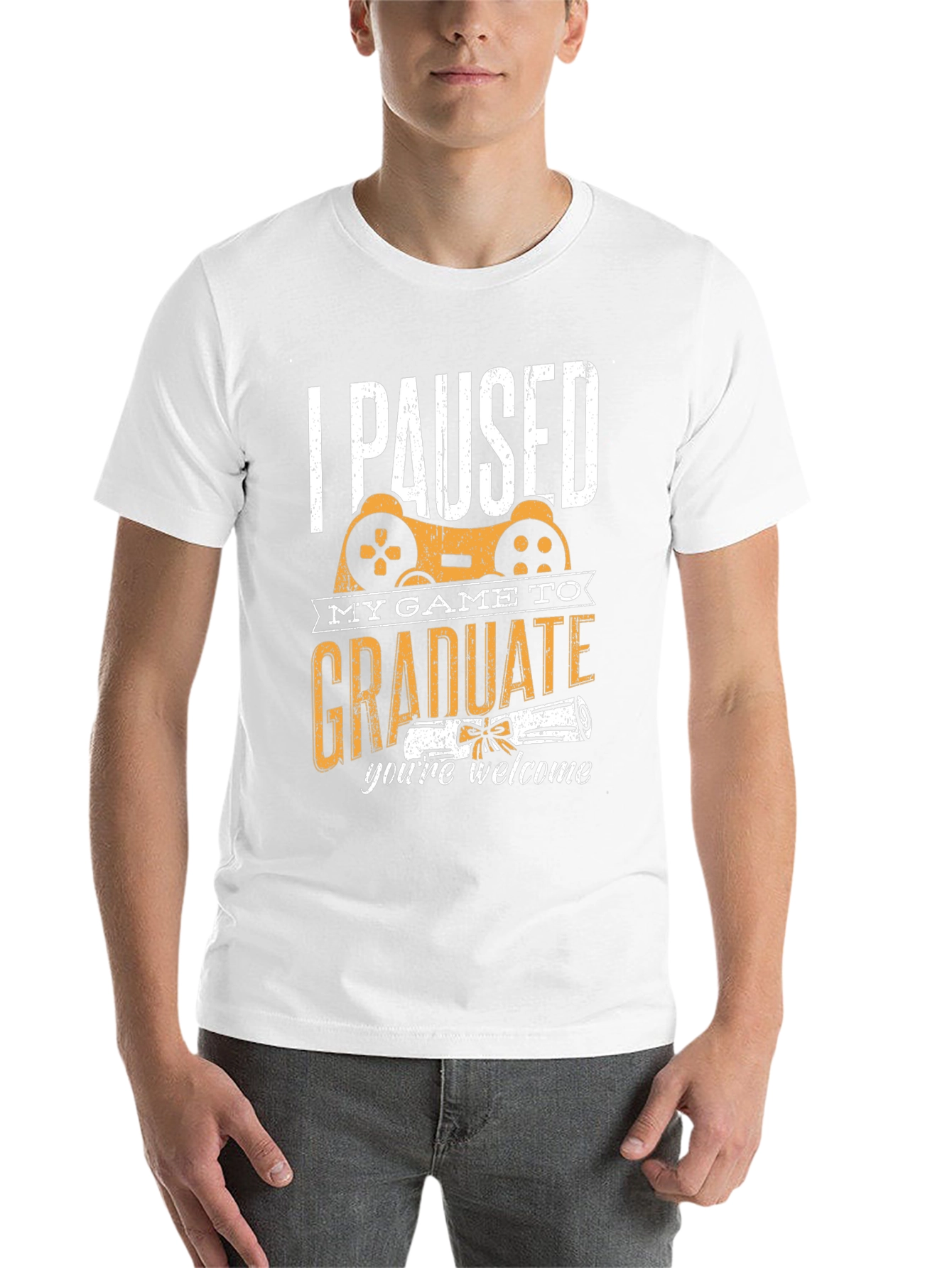 Black Gamer Graduation T-Shirt - I Paused My Game To Graduate view 14