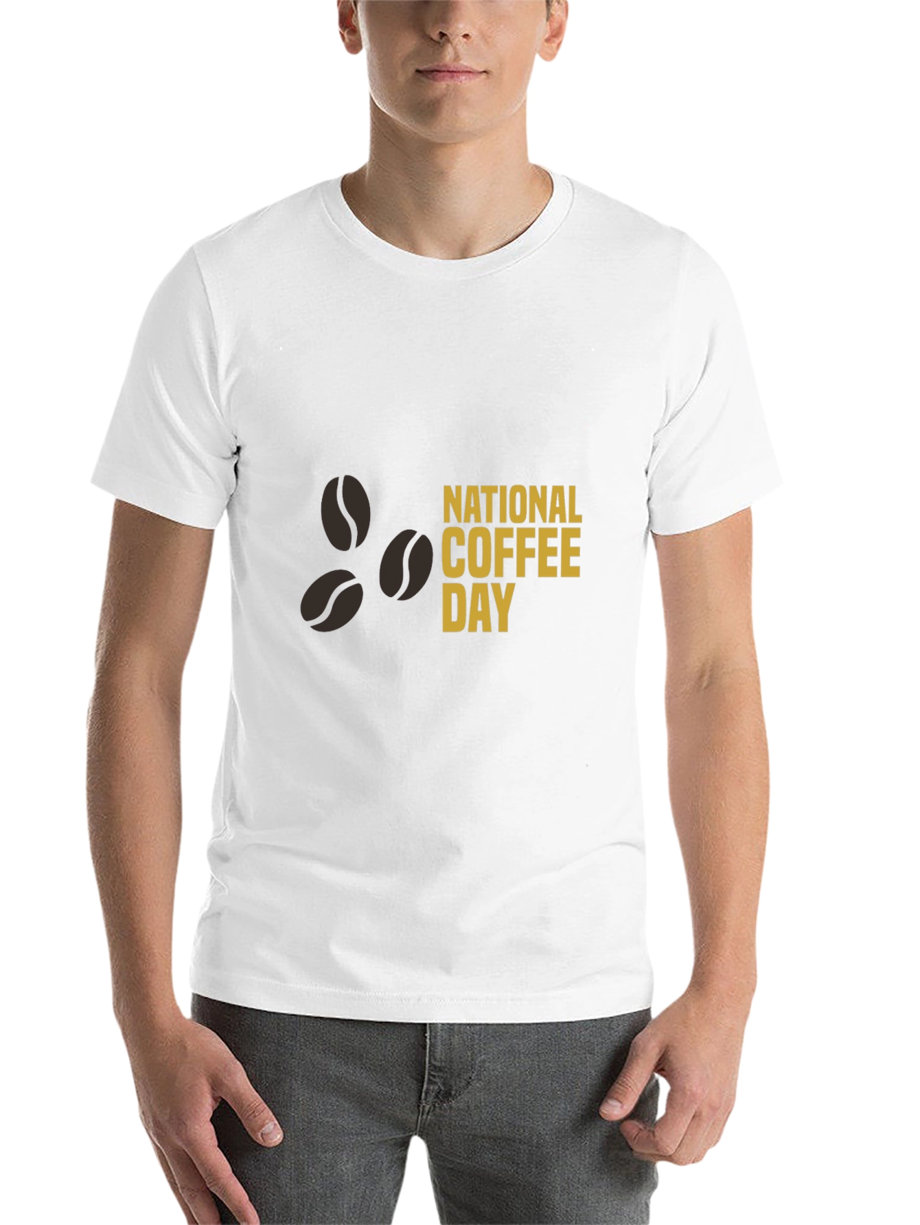 Black National Coffee Day T-Shirt - Stylish & Comfortable view 14