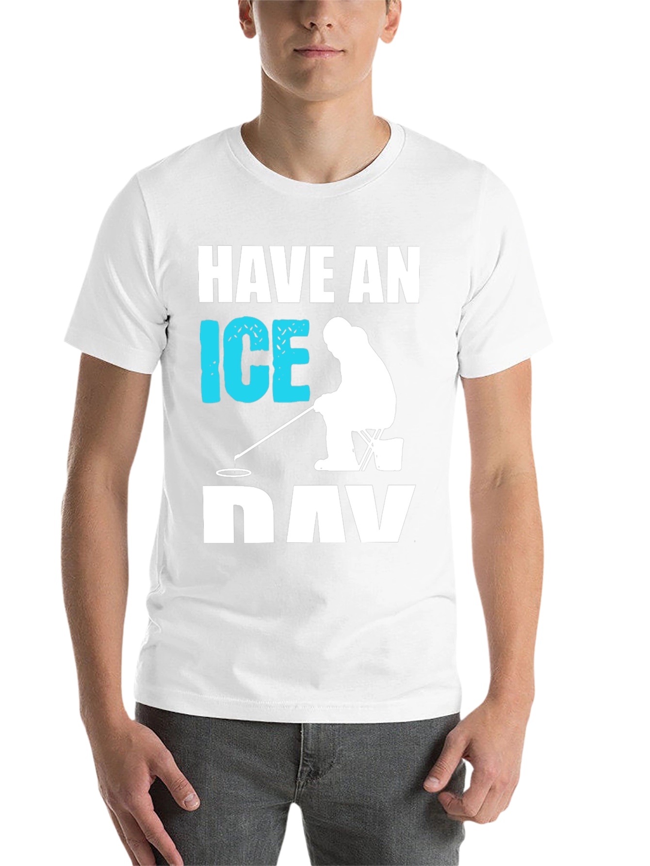 Black Have an Ice Day Black Graphic T-Shirt view 14