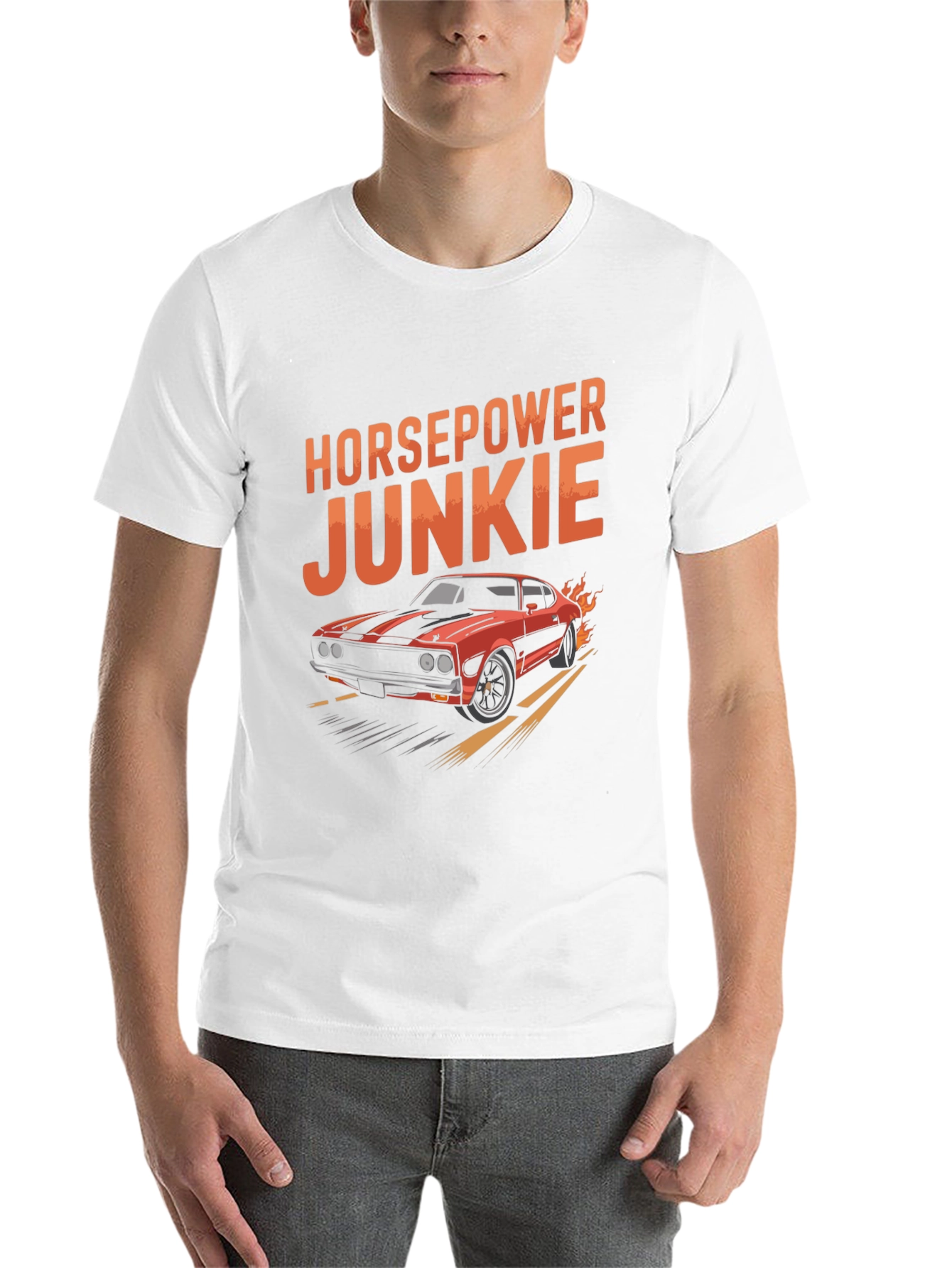 Black Horsepower Junkie Graphic T-Shirt view 14