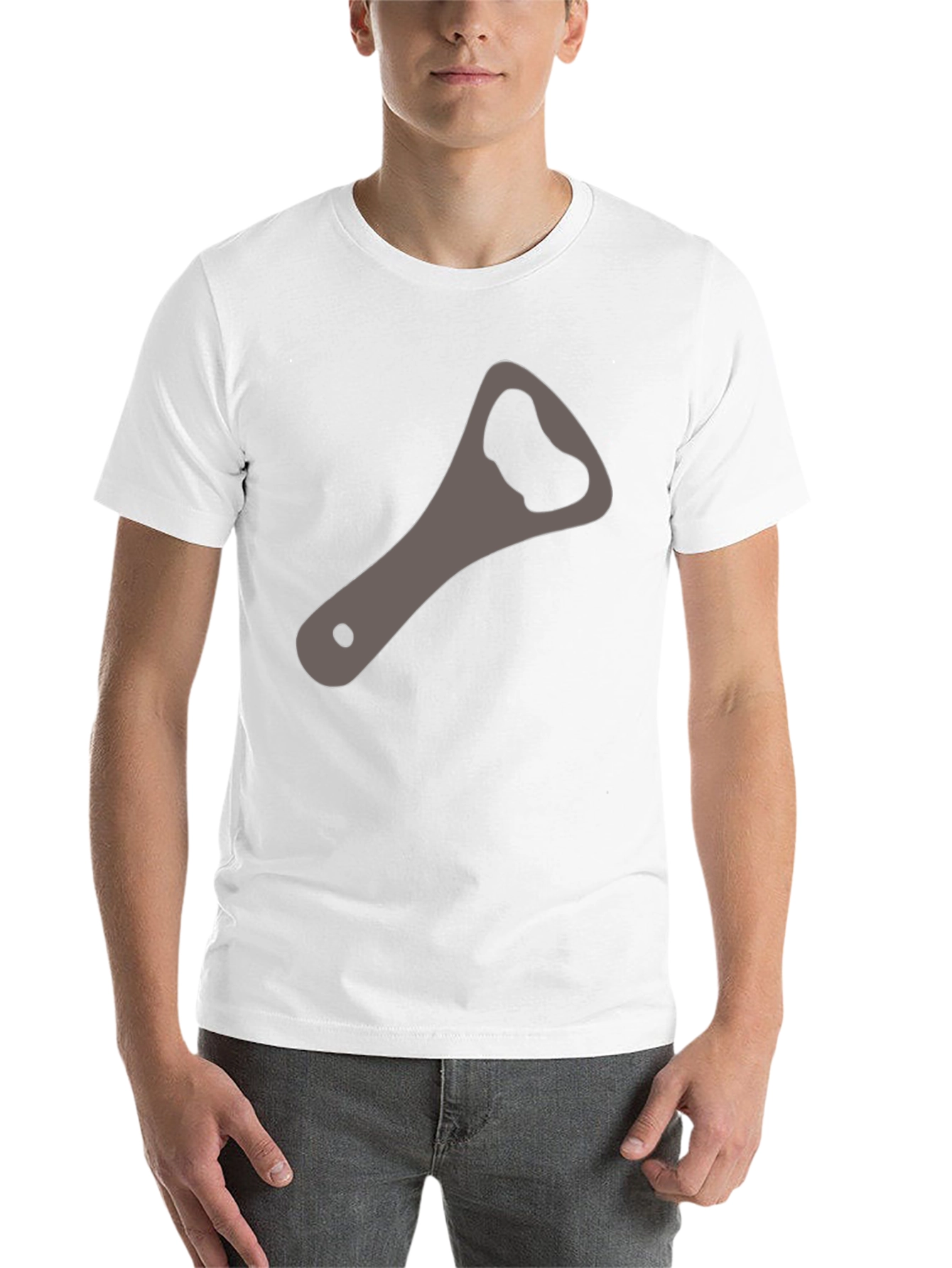Black Bottle Opener Graphic Tee - Casual Wear view 14