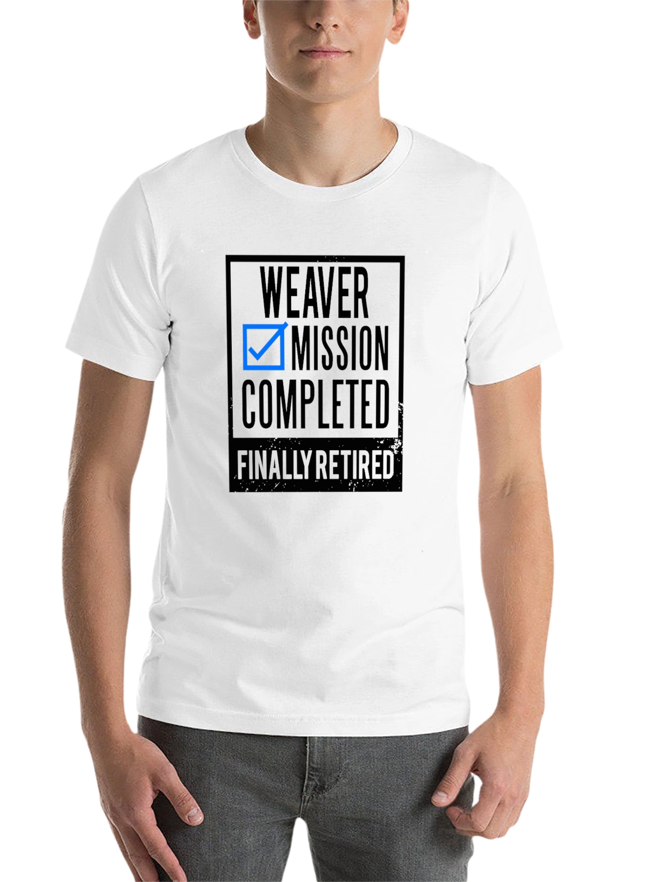 Black Weaver Mission Completed Retired T-Shirt view 14