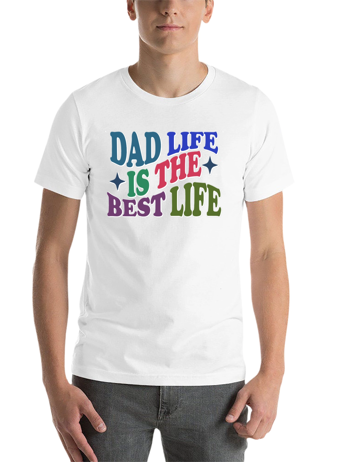 Black Dad Life T-Shirt - Best Life Tee view 14
