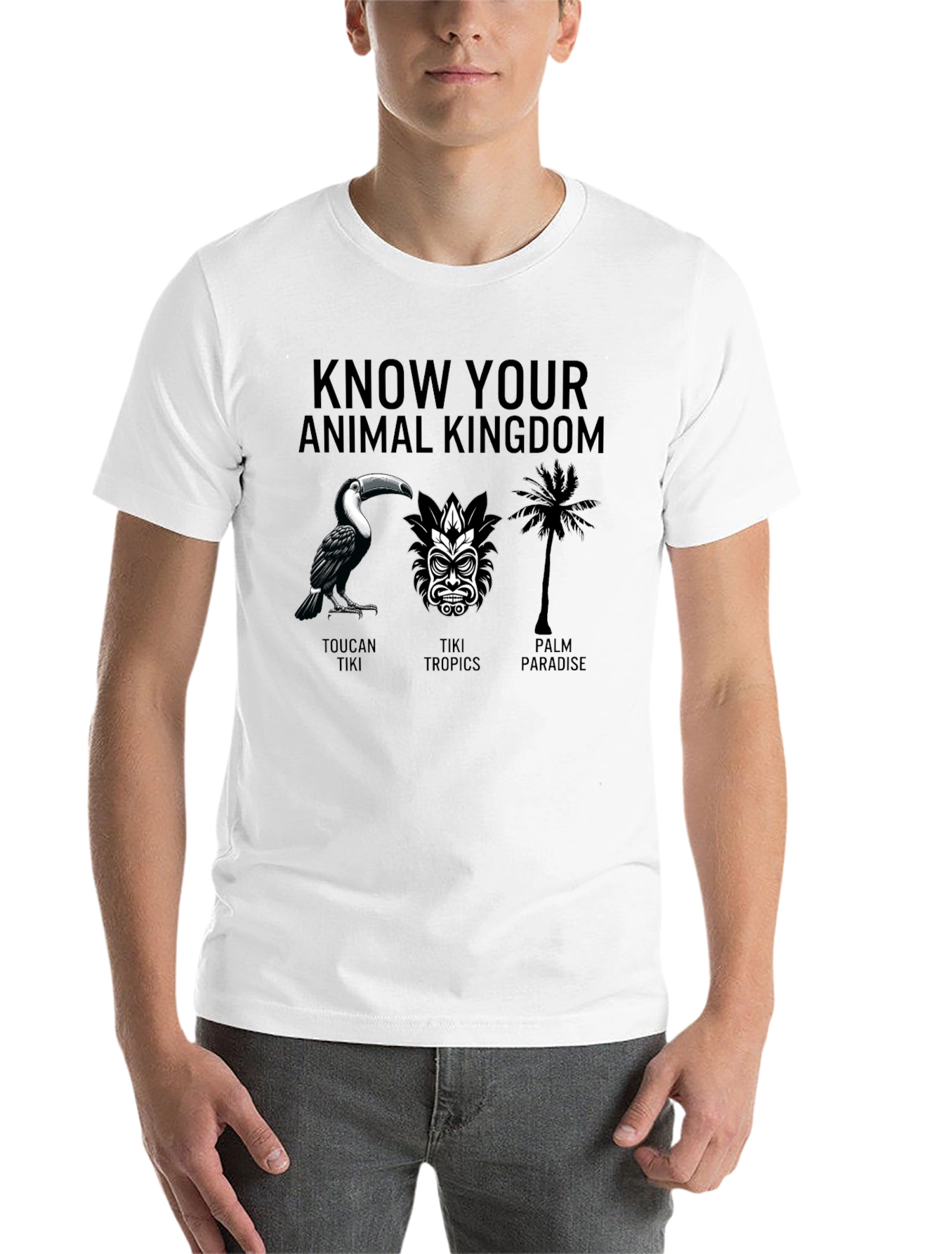Black Know Your Animal Kingdom Graphic Tee view 14
