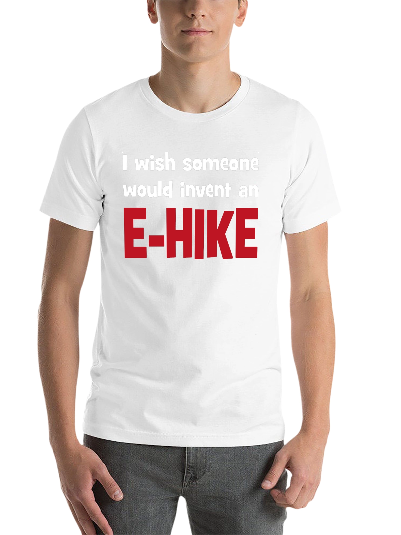Black E-Hike Wish Graphic T-Shirt view 14
