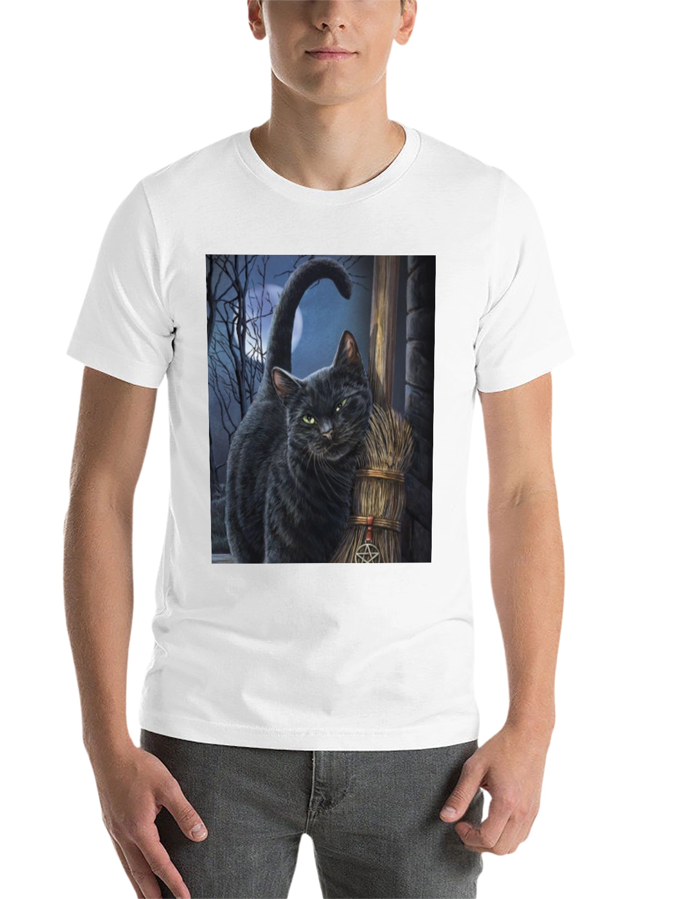 Black Black Cat Witchcraft T-Shirt view 14