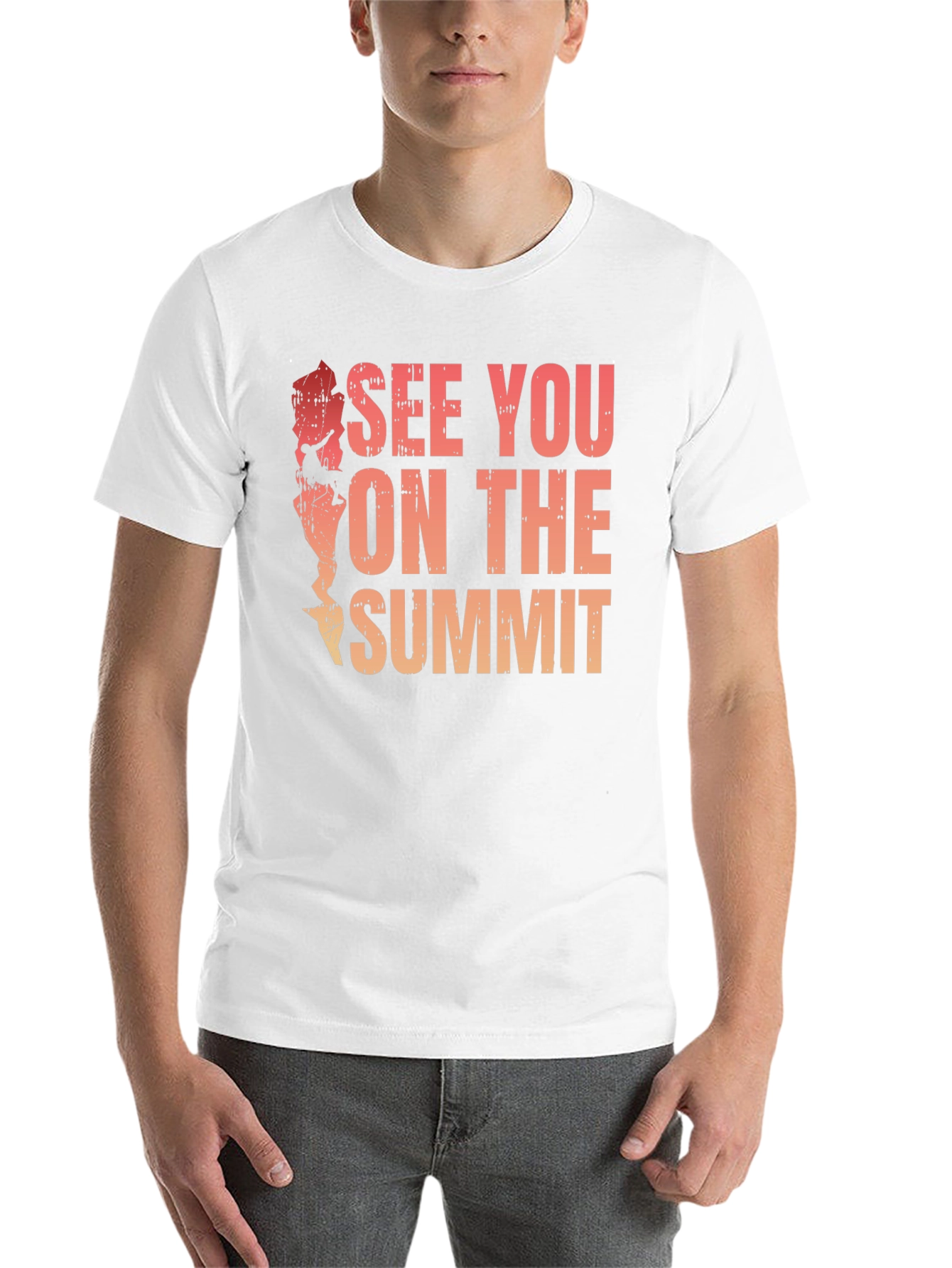 Black See You On The Summit T-Shirt - Mountain Climbing Tee view 14