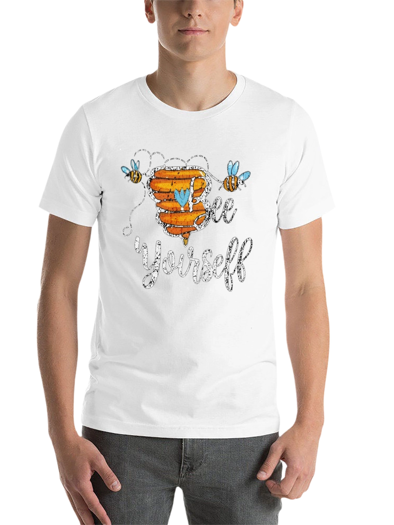 Black Bee Yourself Graphic T-Shirt - Cute & Comfy view 14