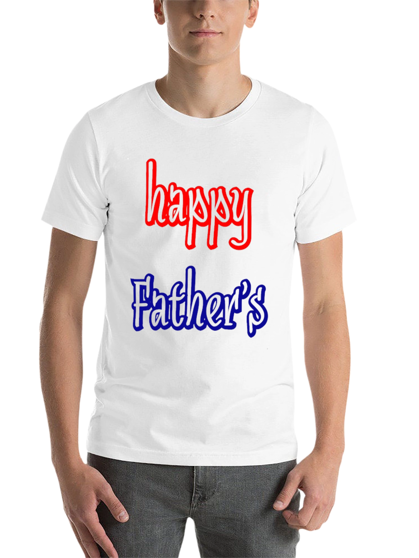 Black Happy Father's Day Black T-Shirt view 14
