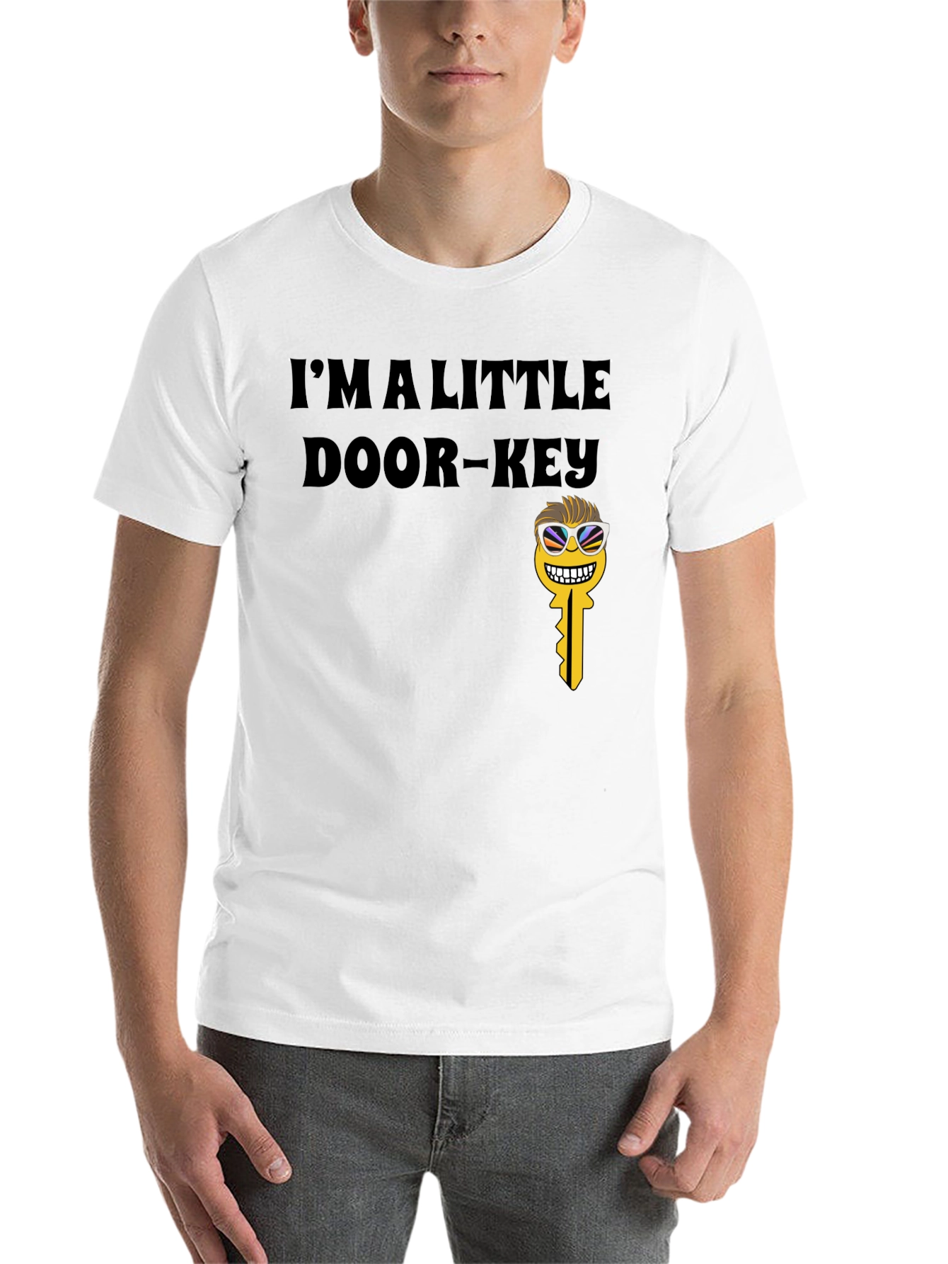 Black I'm A Little Door-Key Graphic Tee view 14