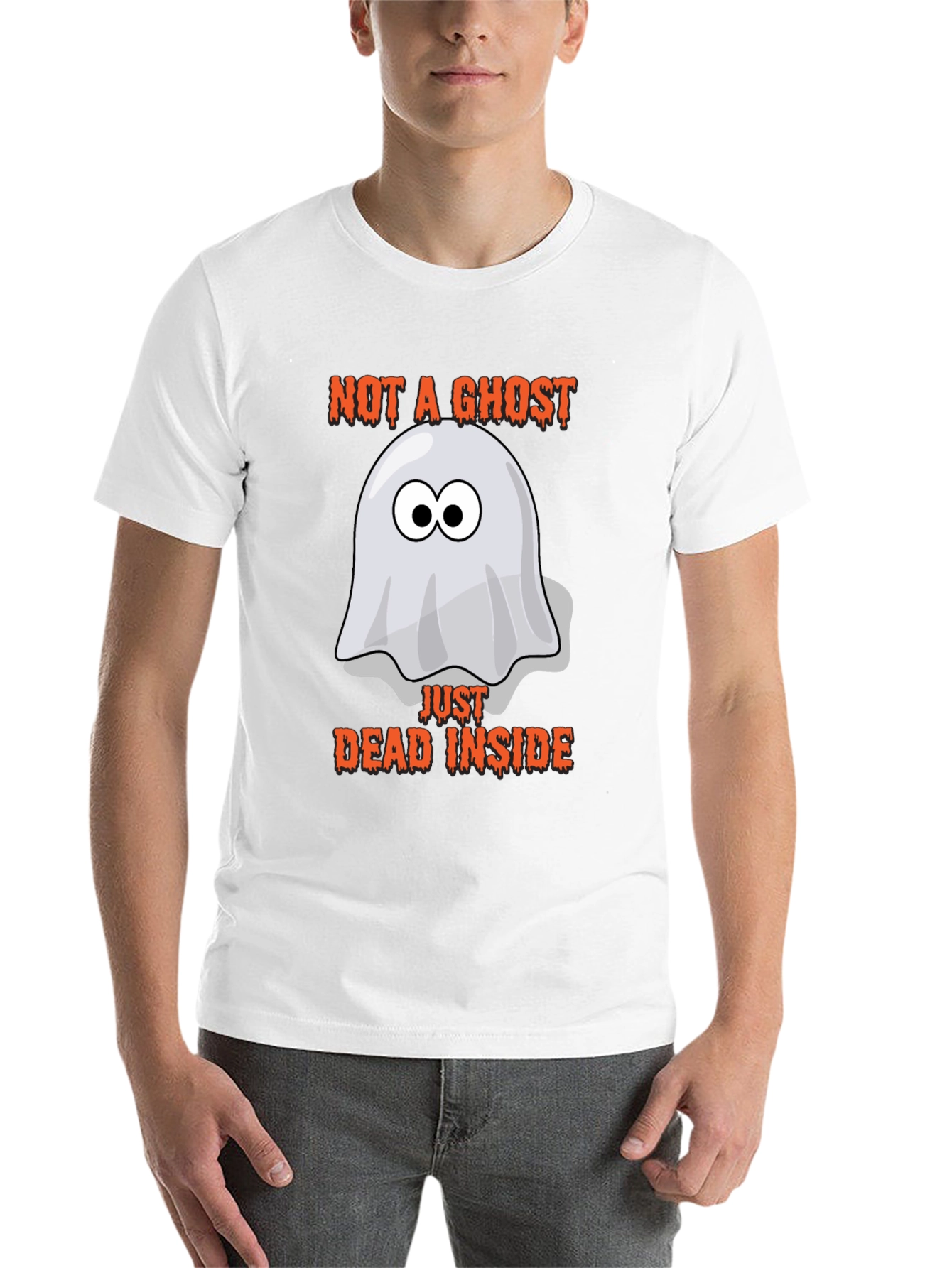 Black Not A Ghost, Just Dead Inside T-Shirt view 14