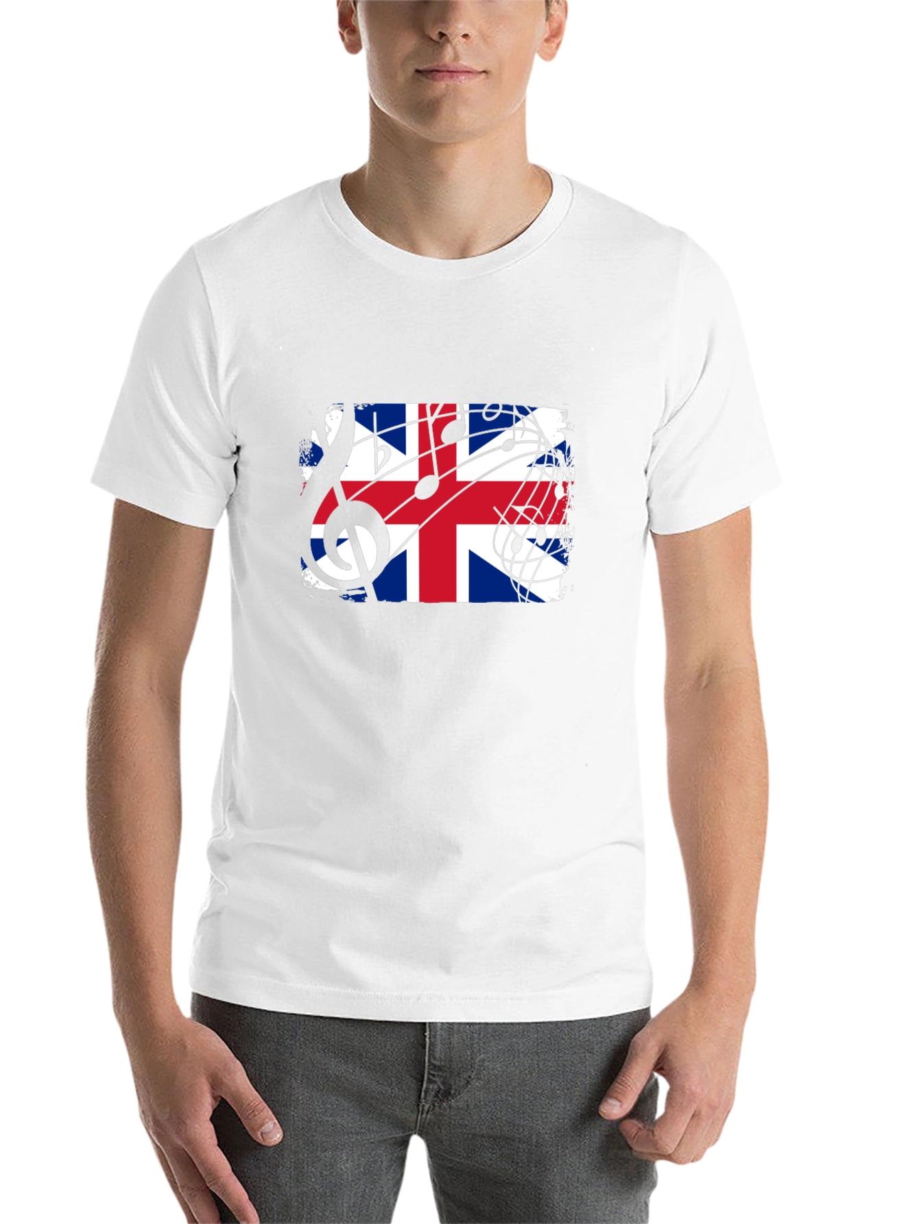 Black Union Jack Music Graphic Tee view 14