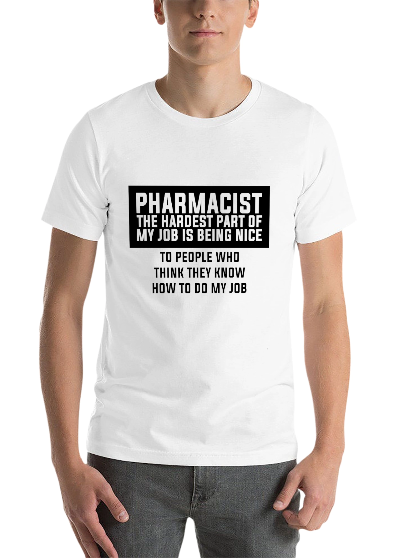Black Pharmacist Humor T-Shirt - Hardest Part of My Job view 14