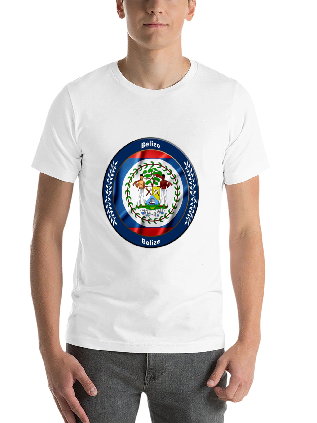 Belize Flag T-Shirt - Graphic Print - 14