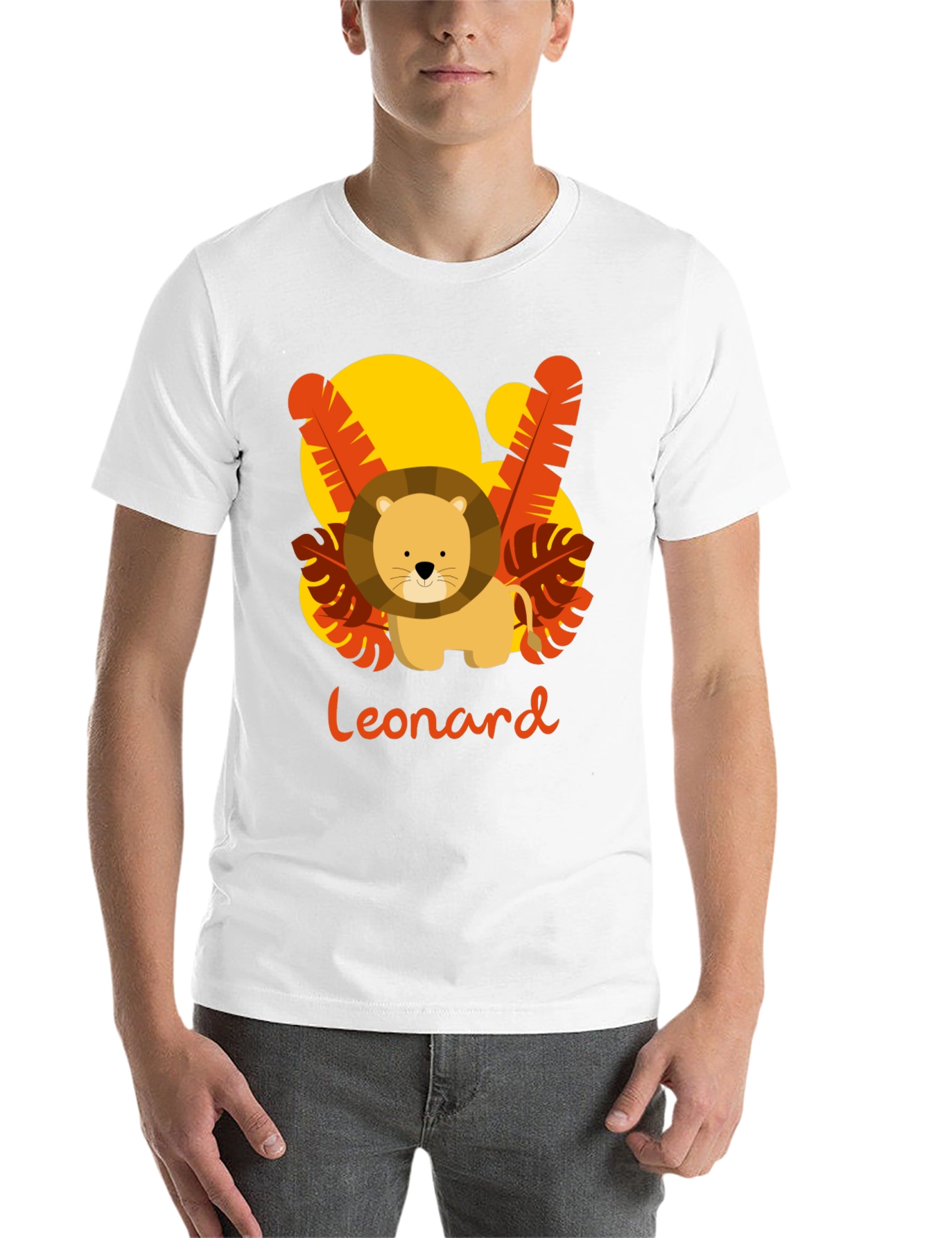 Black Personalized Lion Cub T-Shirt view 14