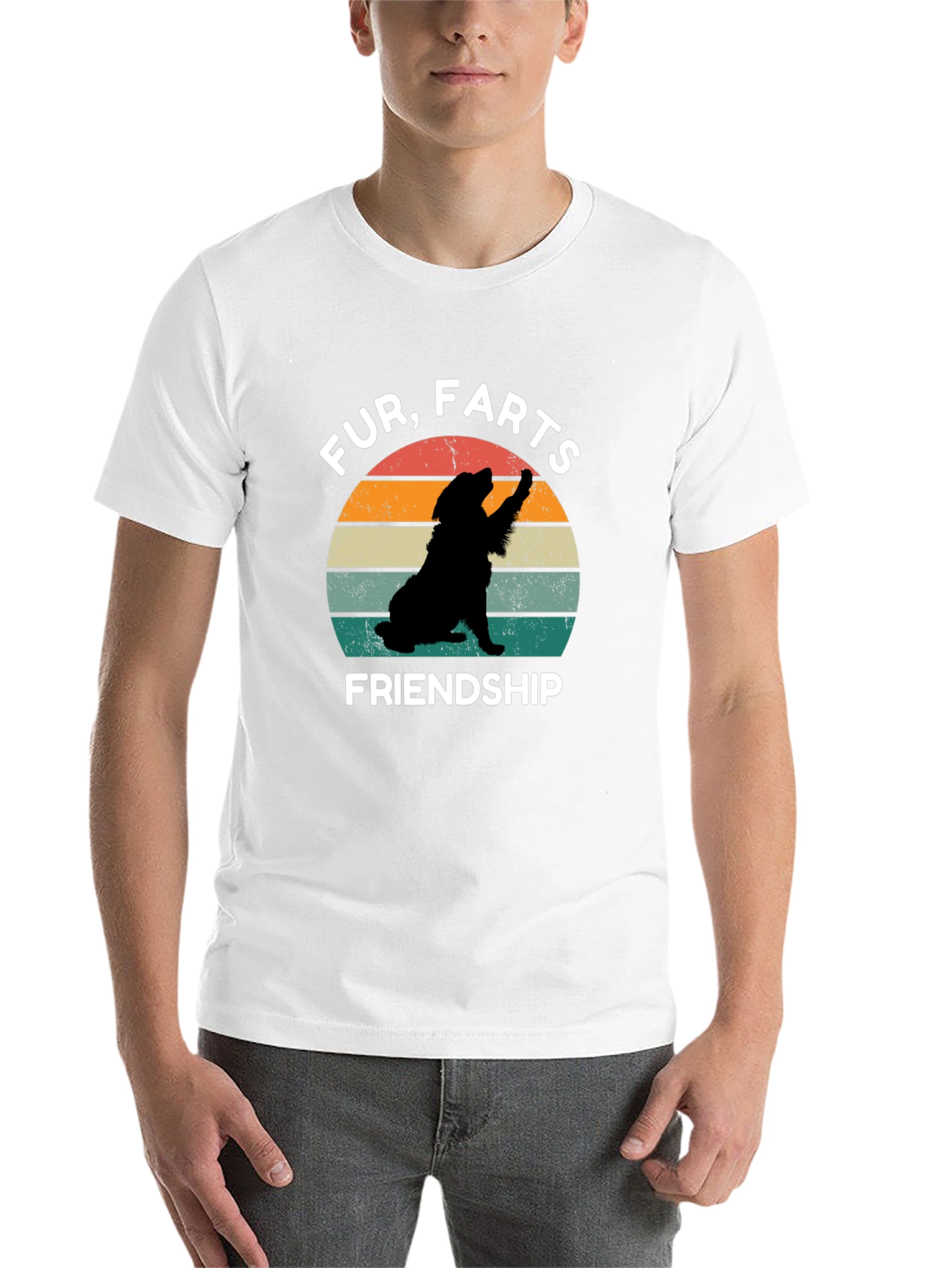Black Fur Farts Friendship Black T-Shirt view 14