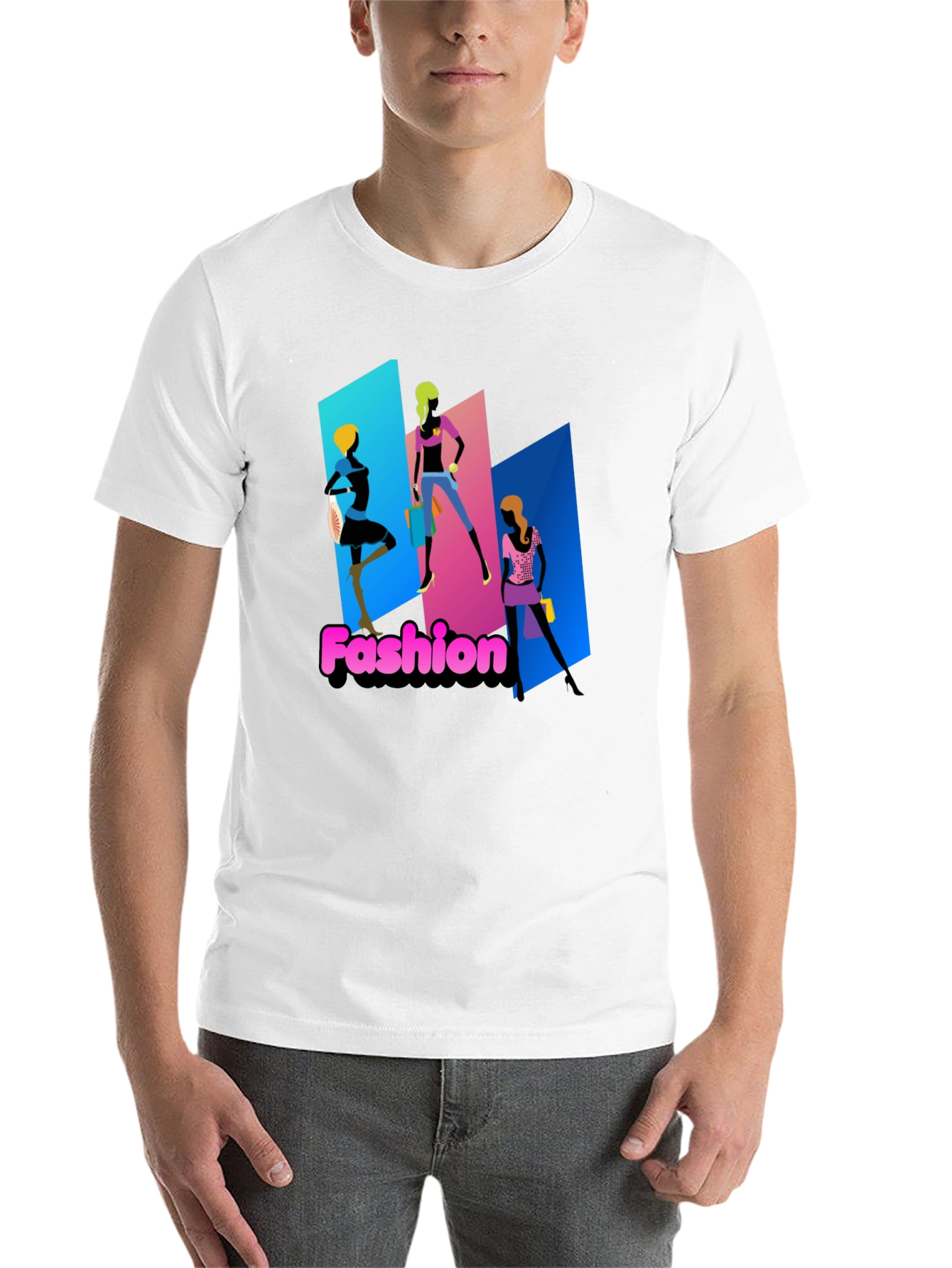Black Fashion T-Shirt view 14