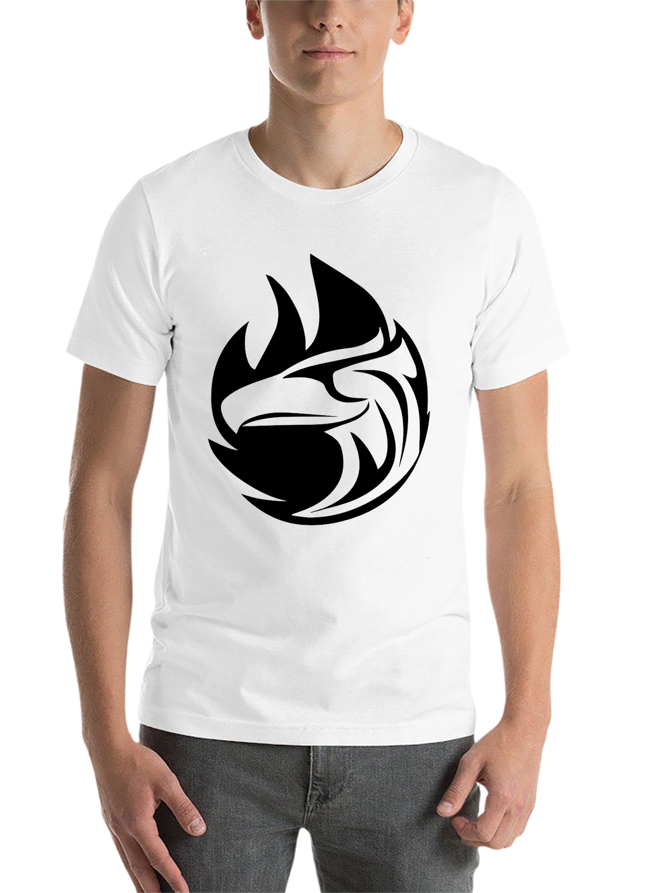 Black Black Eagle Graphic Tee - Stylish Men's T-Shirt view 14