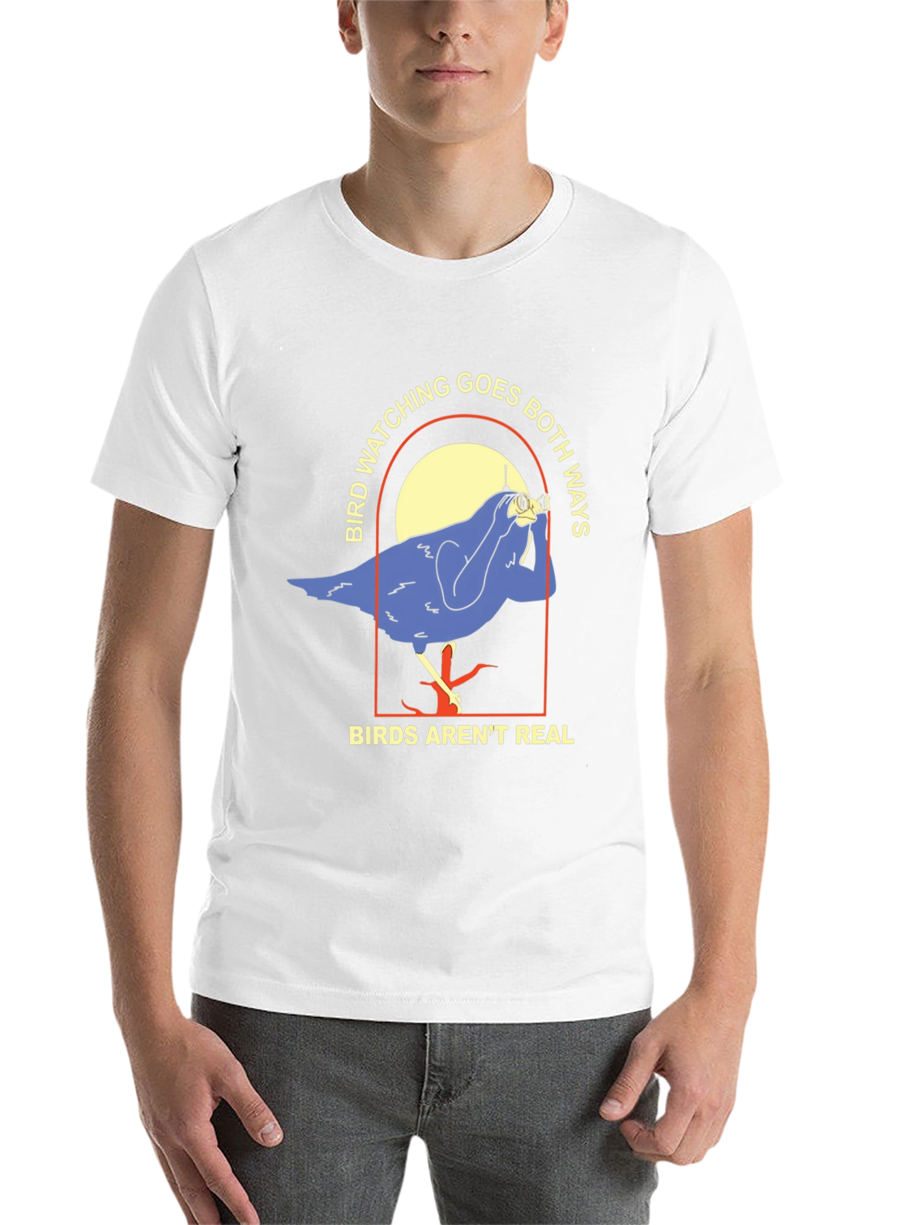 Black Bird Watching Conspiracy T-Shirt view 14