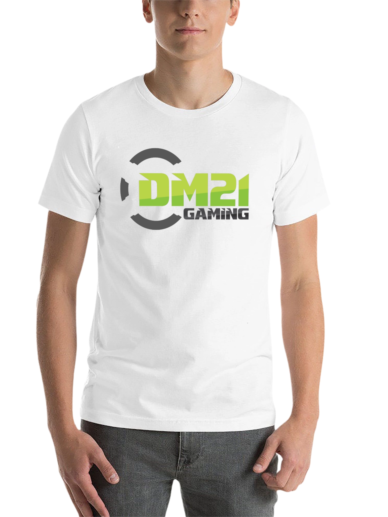Black DM21 Gaming Black T-Shirt view 14