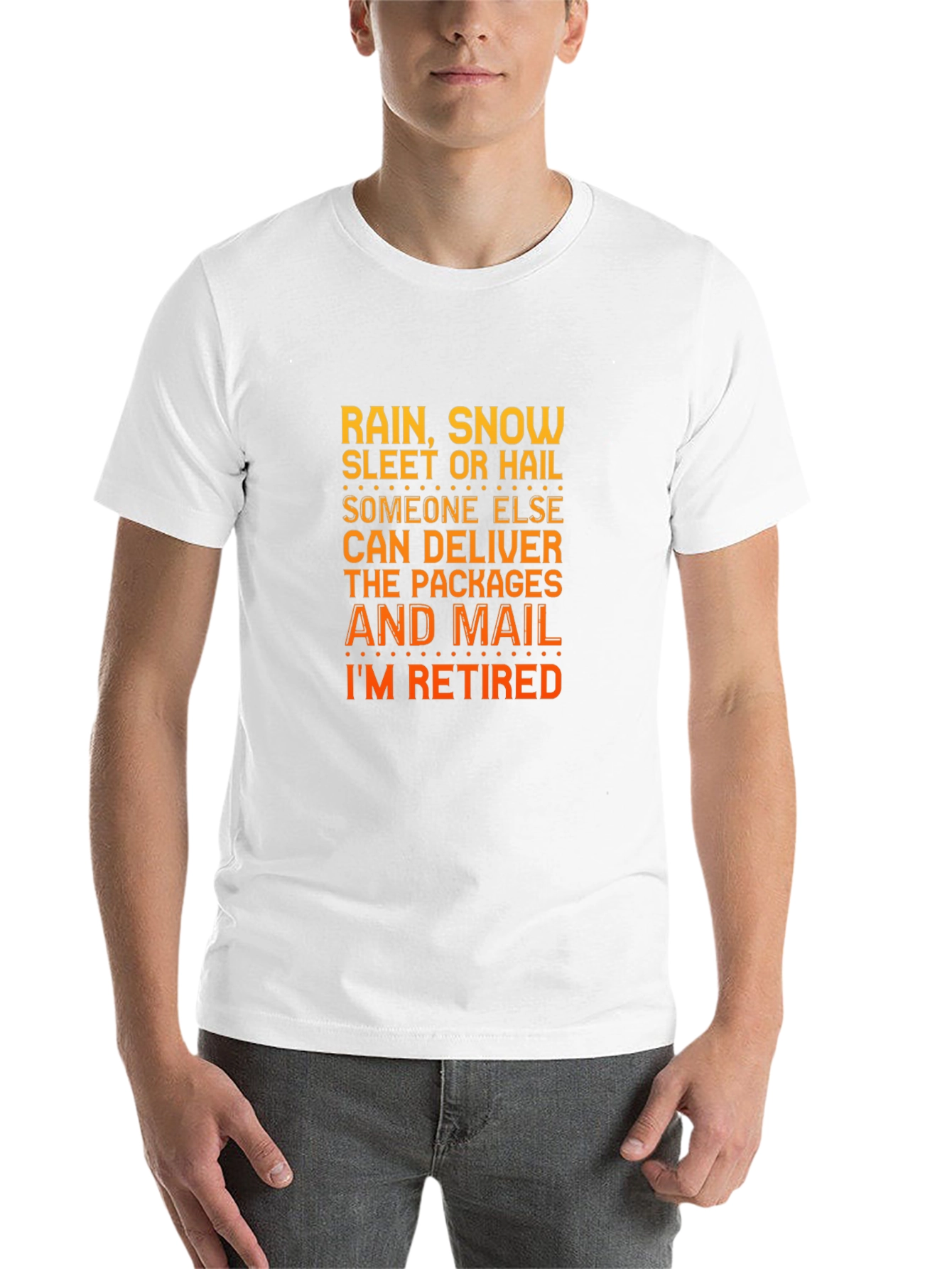 Black Retired Mail Carrier Graphic Tee view 14