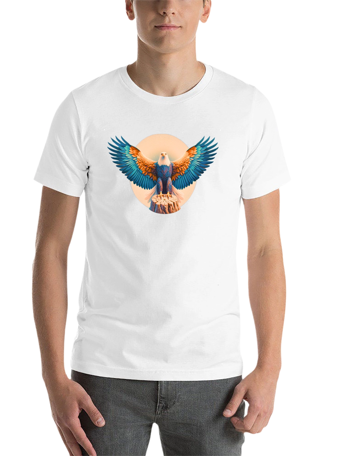 Black Eagle Graphic Tee - Bold Design, Classic Fit view 14