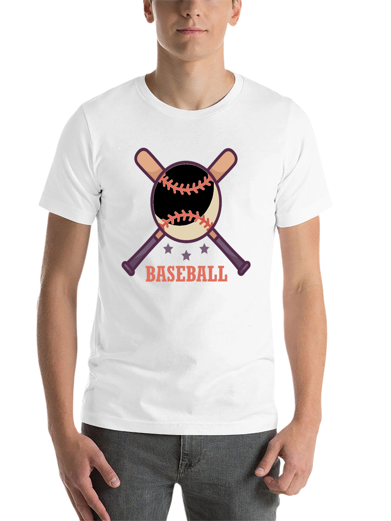 Black Baseball Graphic T-Shirt view 14