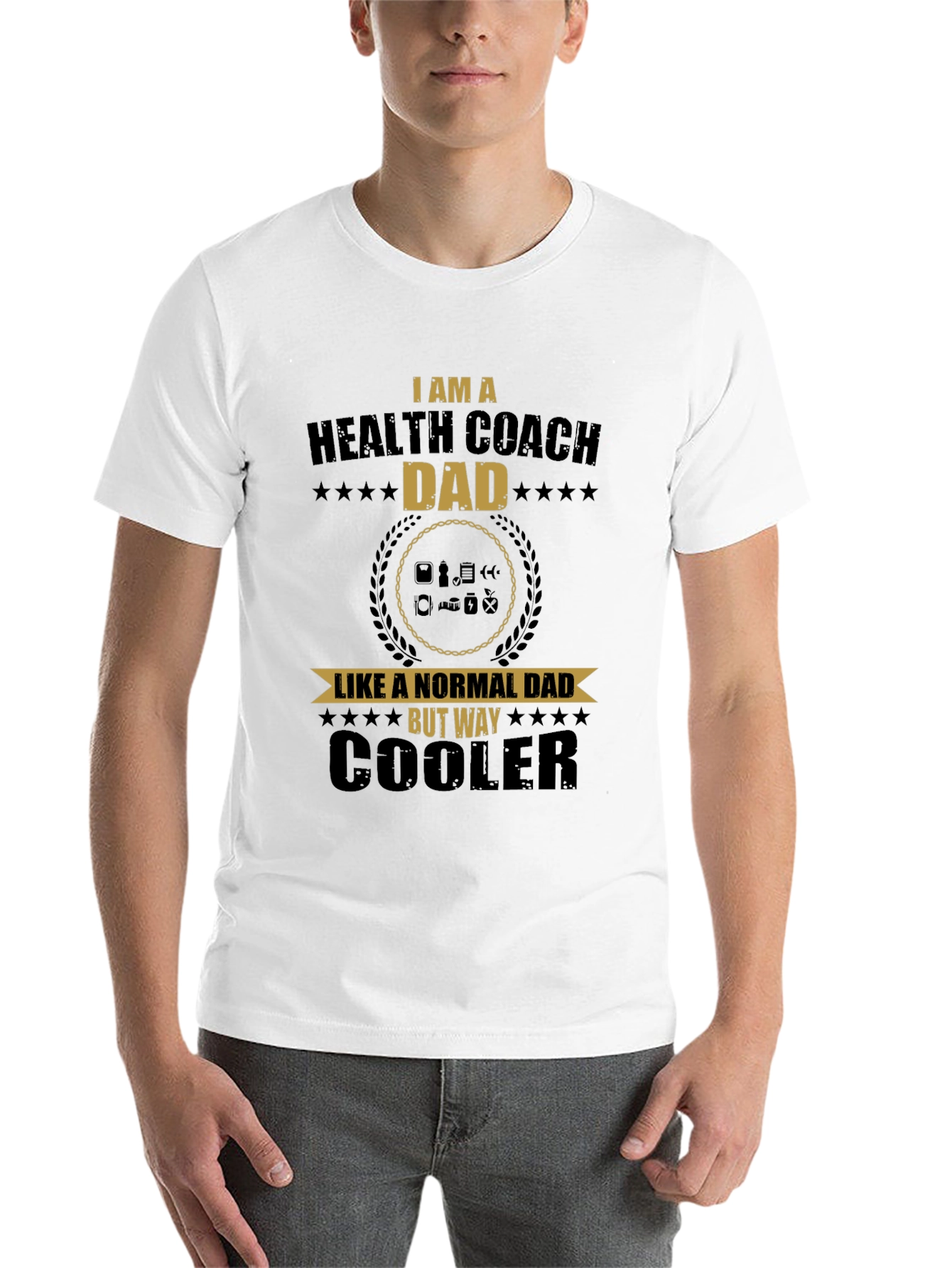 Health Coach Dad T-Shirt - Cool Father's Day Gift - 14
