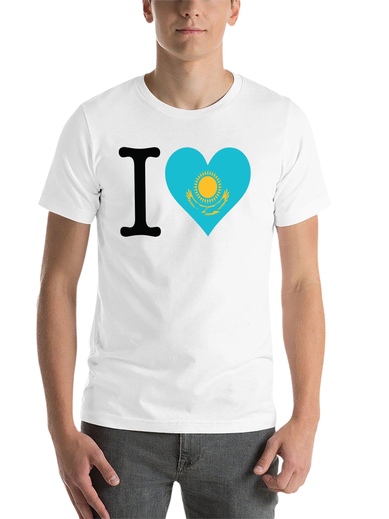 I Heart Kazakhstan Flag T-Shirt - 14