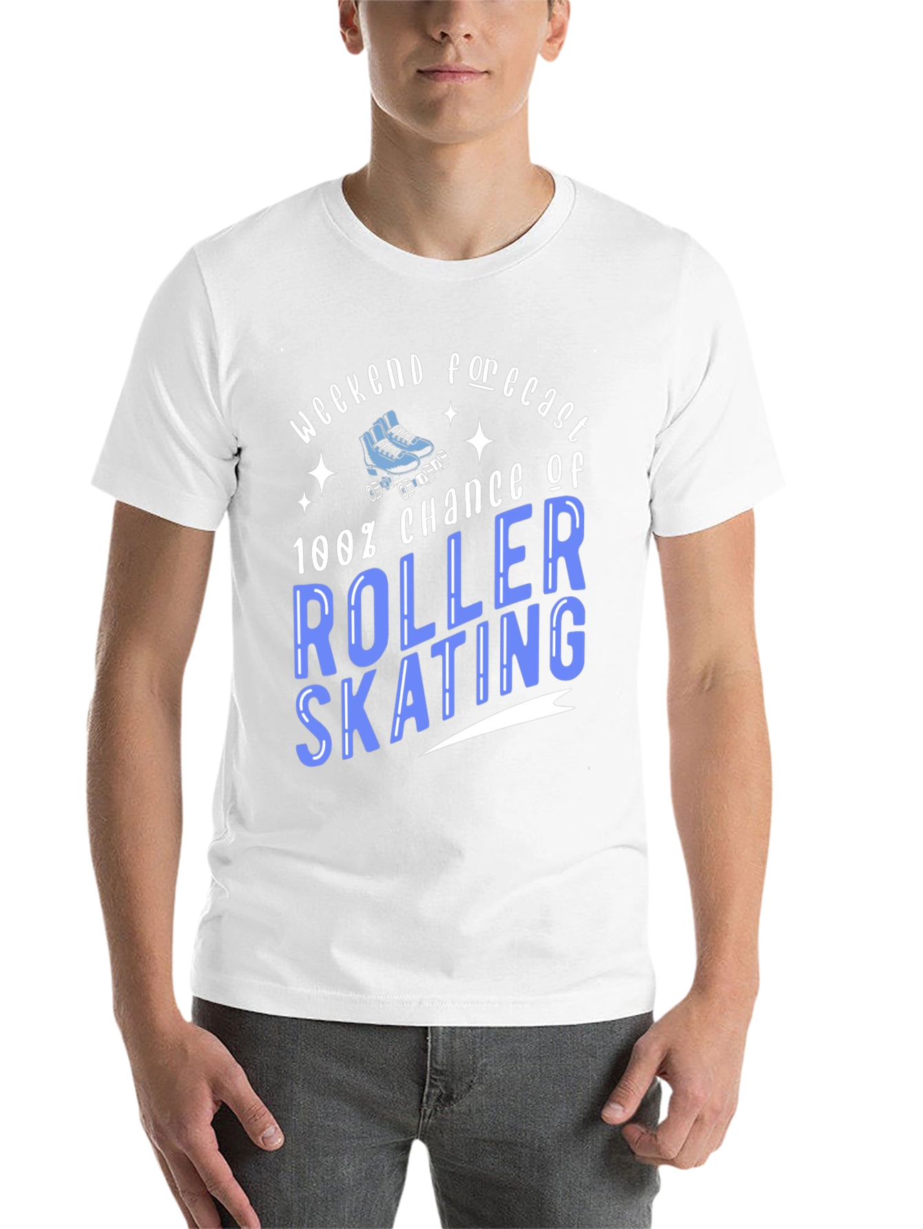 Roller Skating Weekend Forecast T-Shirt - 14