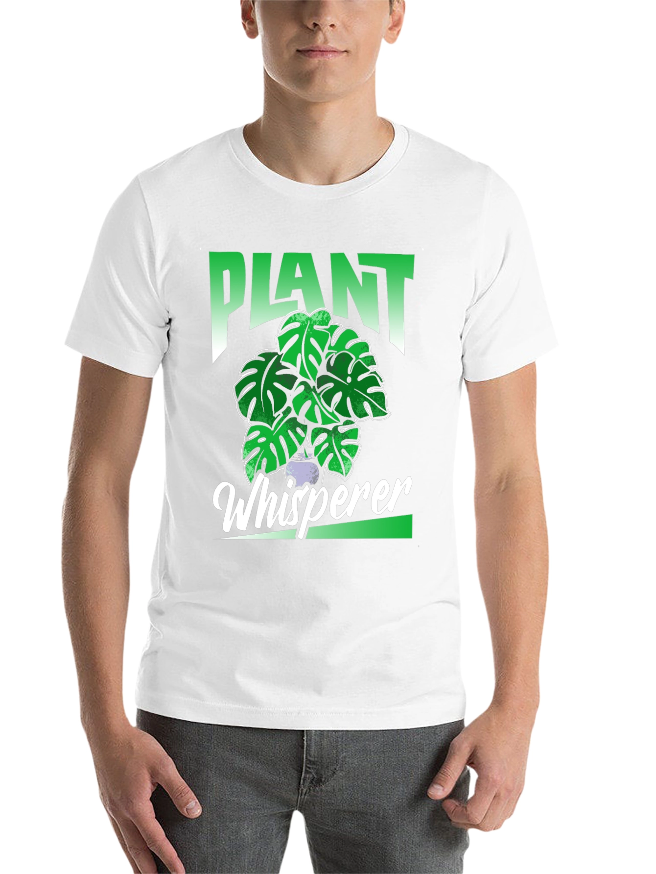Black Plant Whisperer T-Shirt - Houseplant Lover Tee view 14