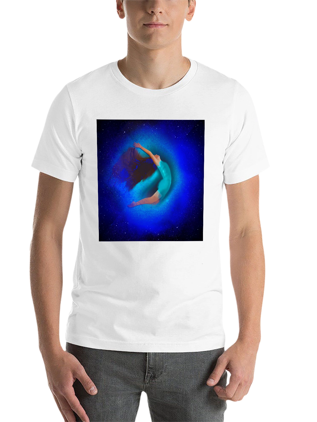 Celestial Dancer Graphic Tee - Modern Art T-Shirt - 14