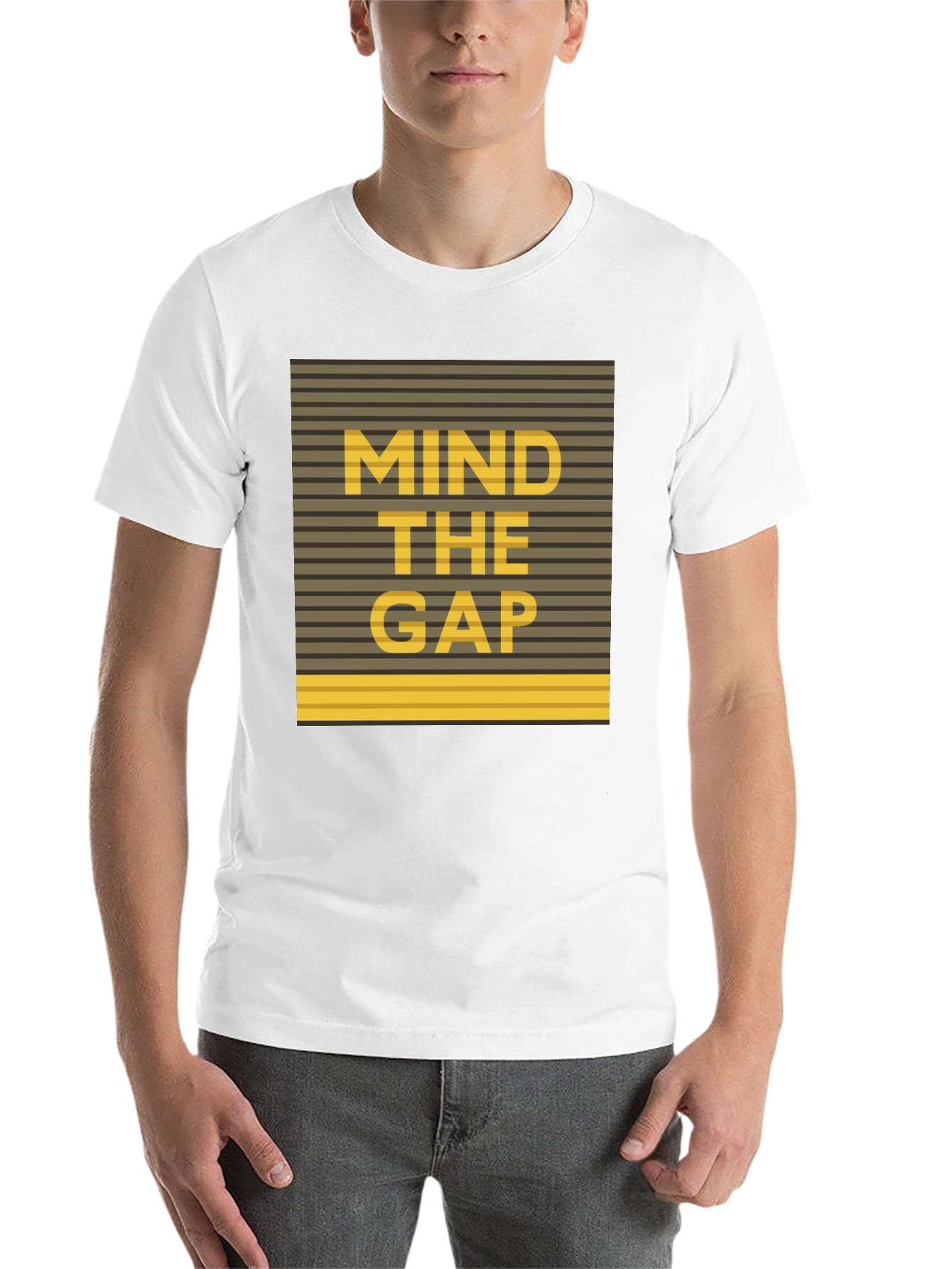 Black Mind The Gap Graphic Tee - Black view 14