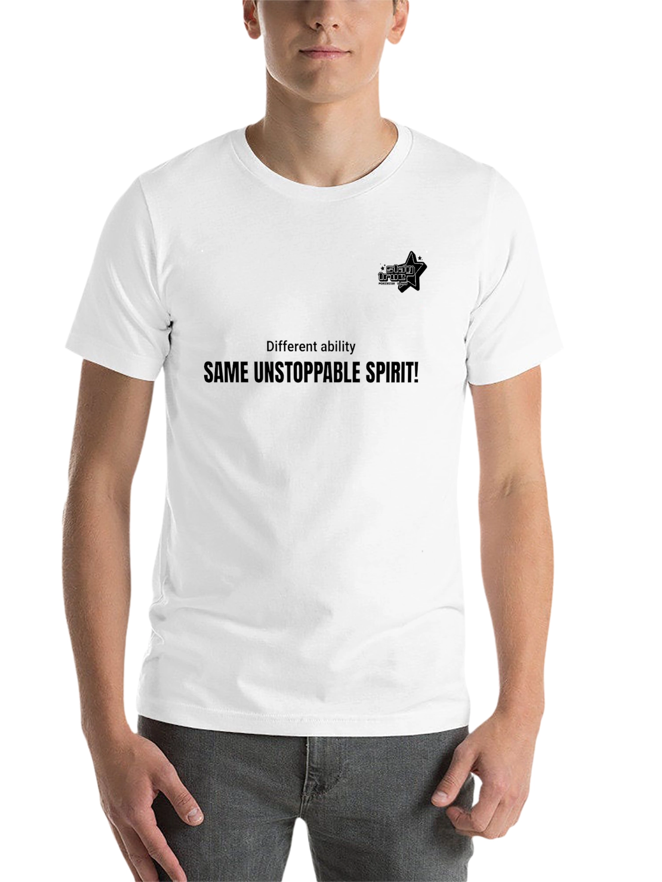 Black Unstoppable Spirit Graphic Tee - Black view 14