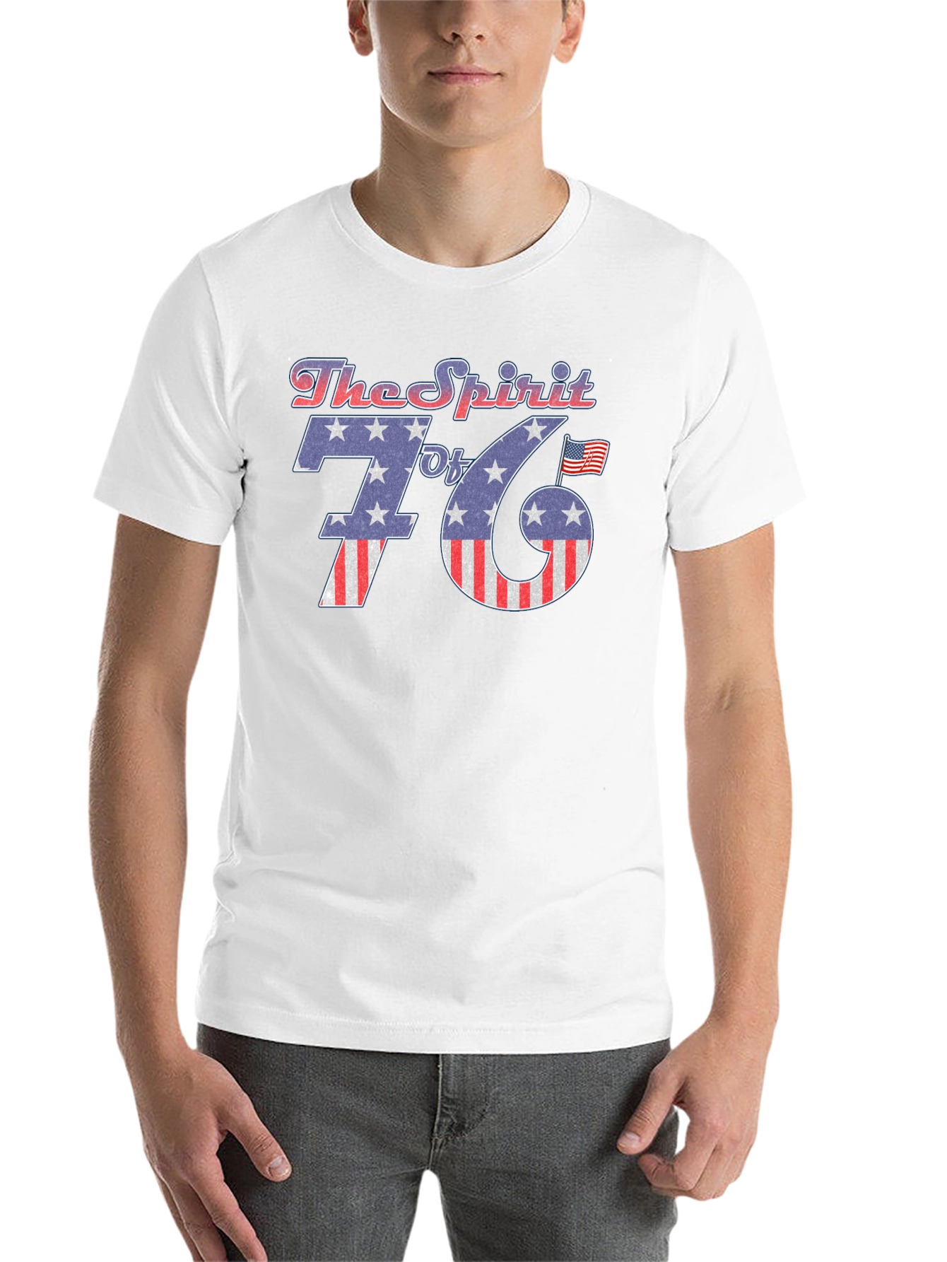 Black The Spirit of 76 Patriotic Graphic Tee view 14