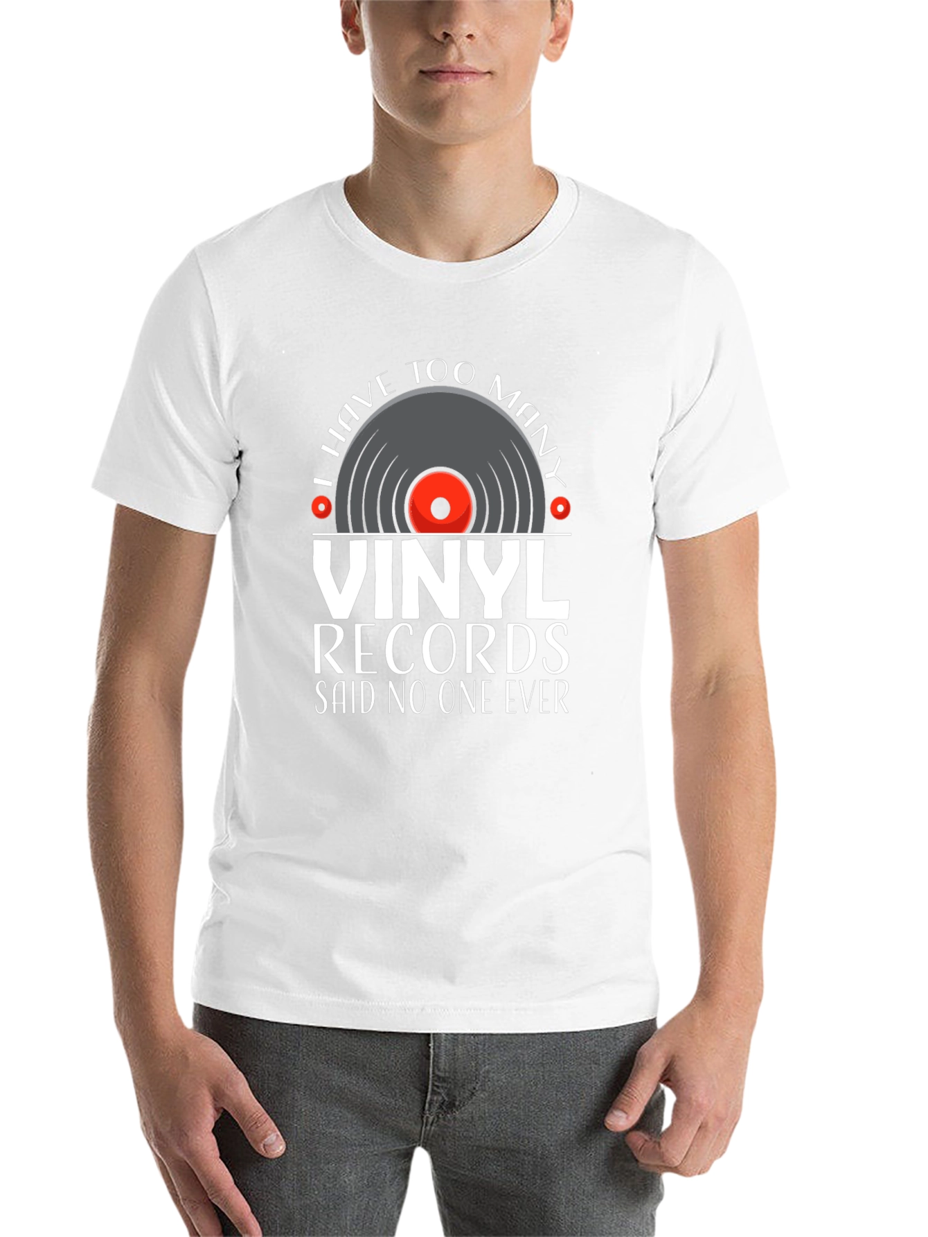 Black Vinyl Records Graphic Tee - Music Lover T-Shirt view 14