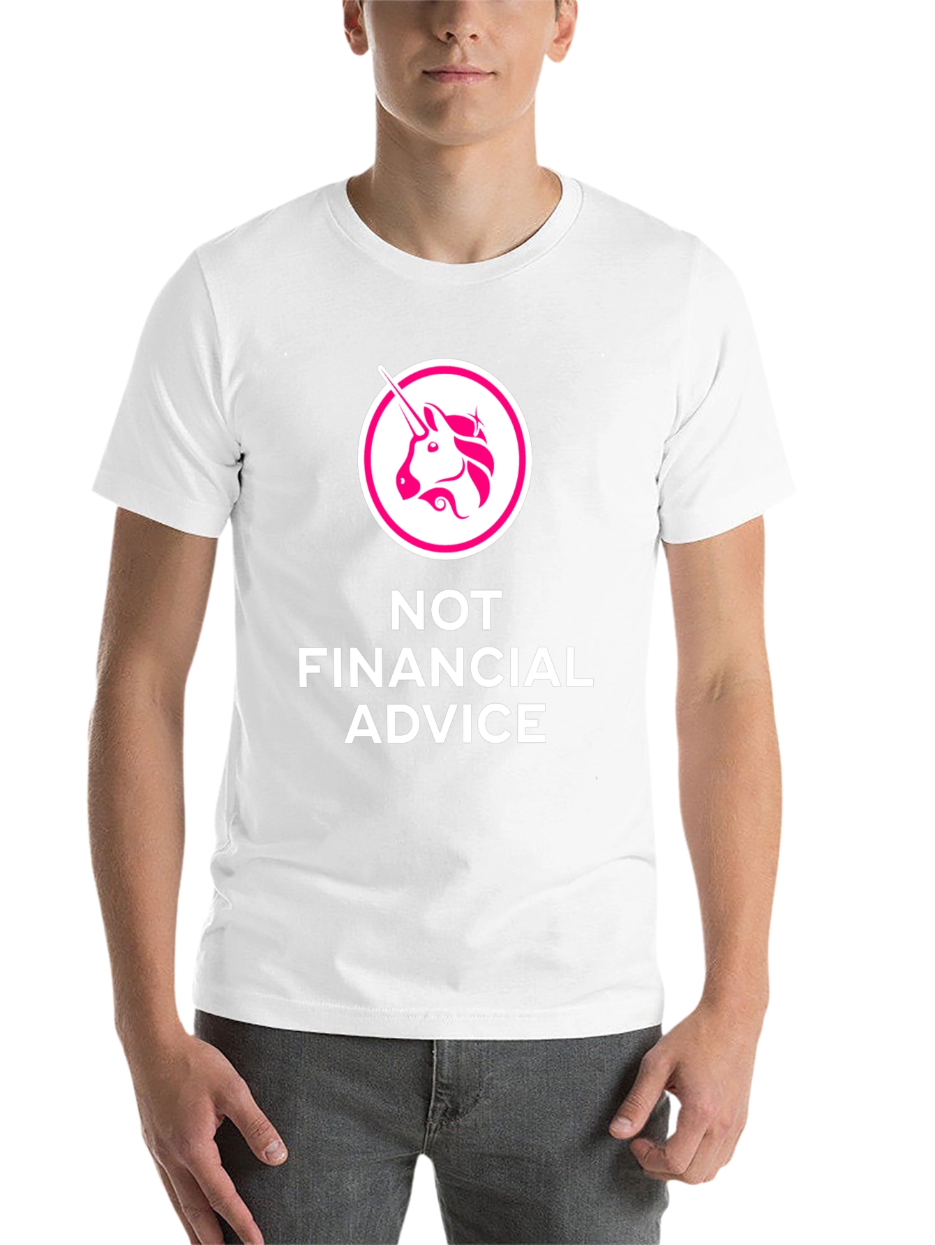 Black Unicorn Crypto T-Shirt - Not Financial Advice Tee view 14