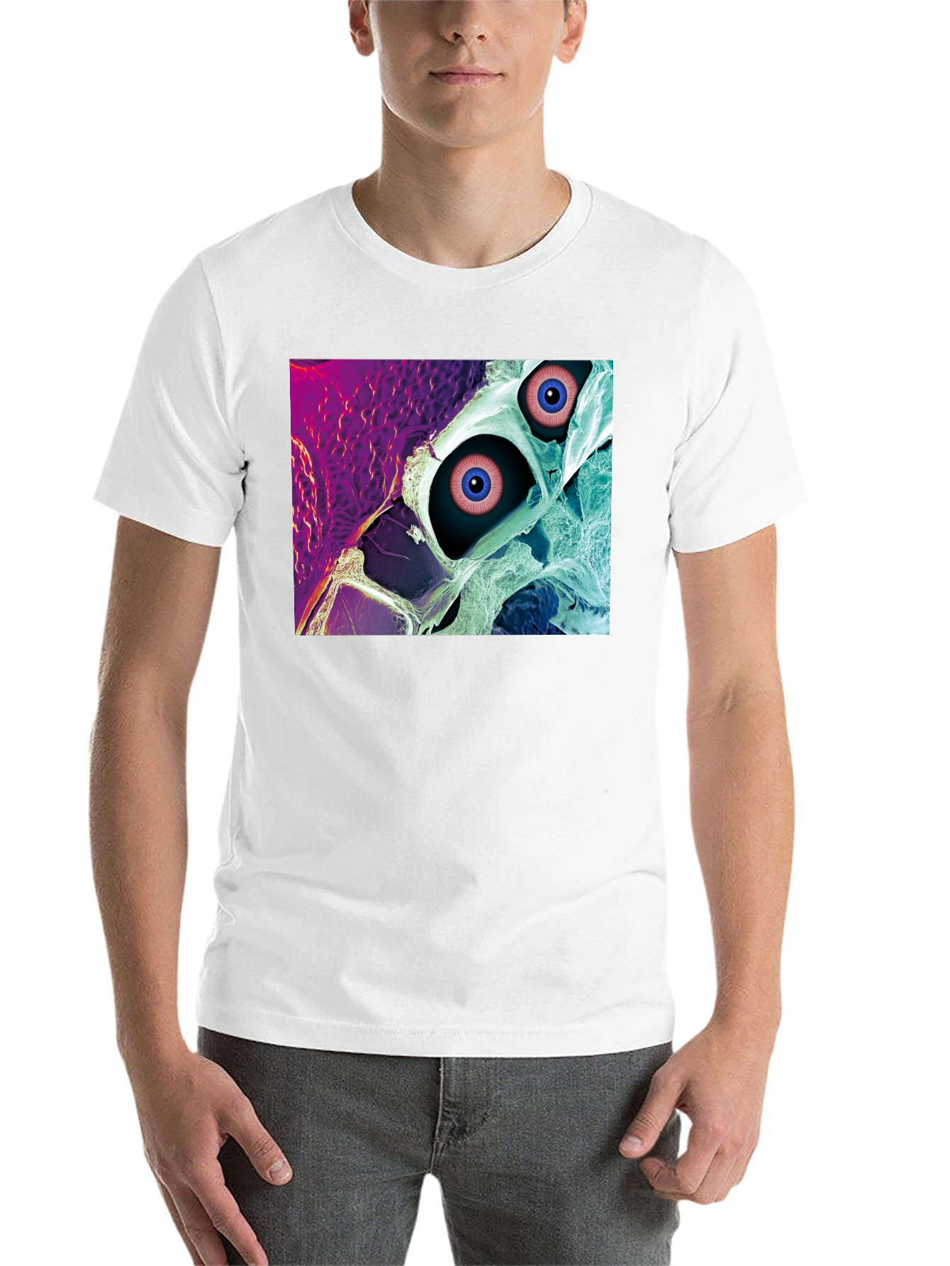 Black Eye See You Graphic T-Shirt - Unique Design view 14