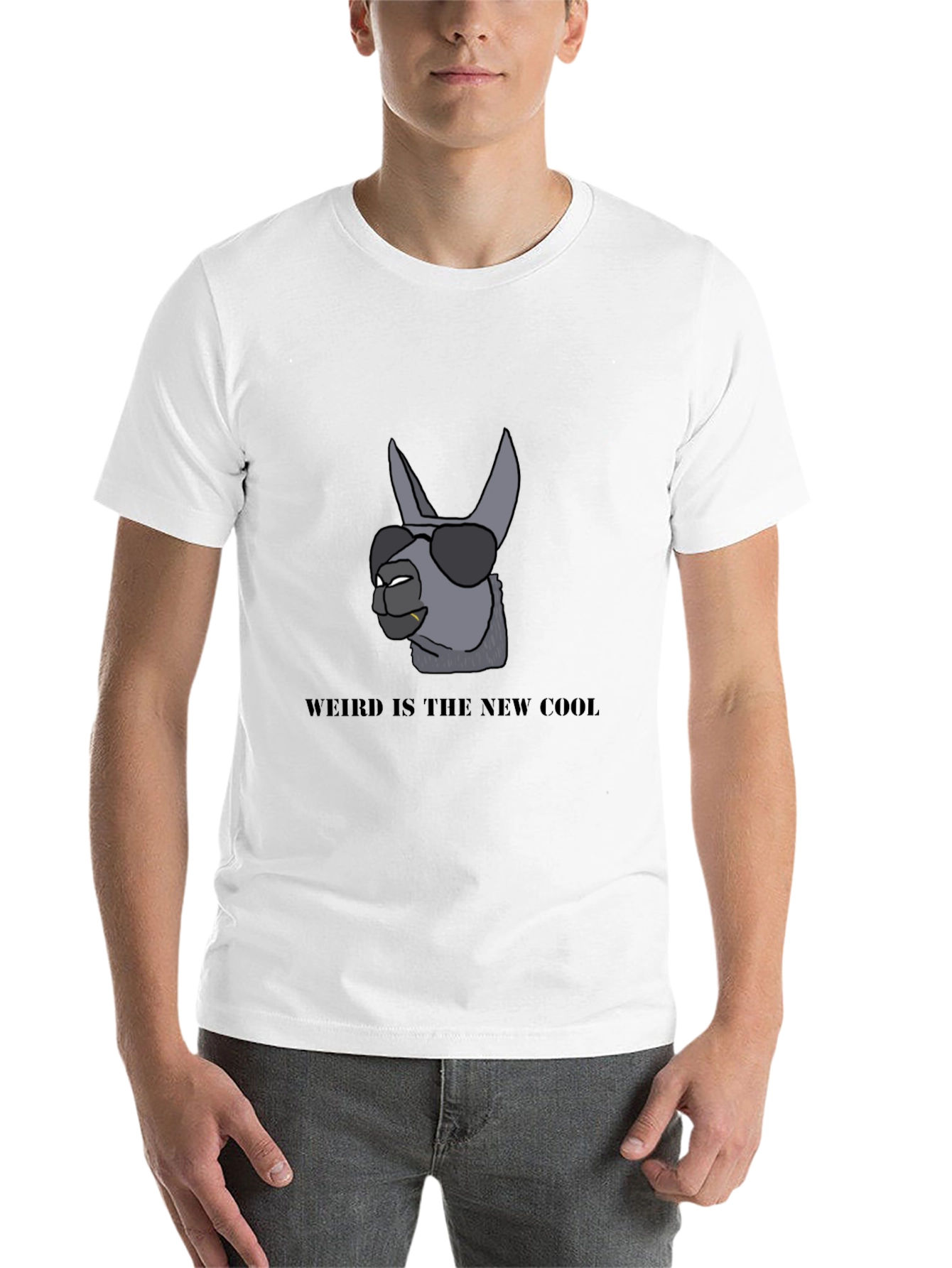Black Weird Is The New Cool Graphic Tee view 14