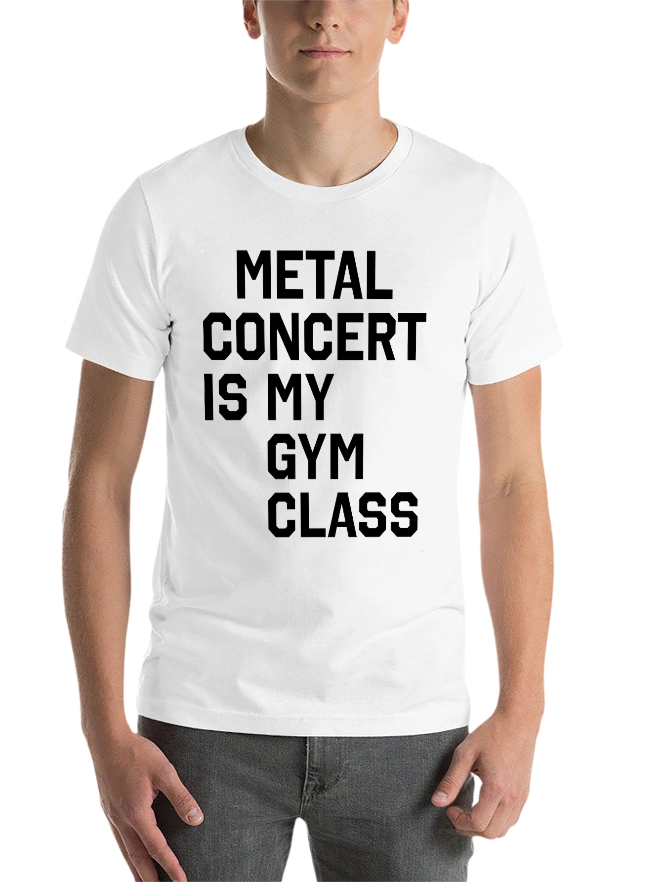 Black Metal Concert Gym Class T-Shirt - Black view 14