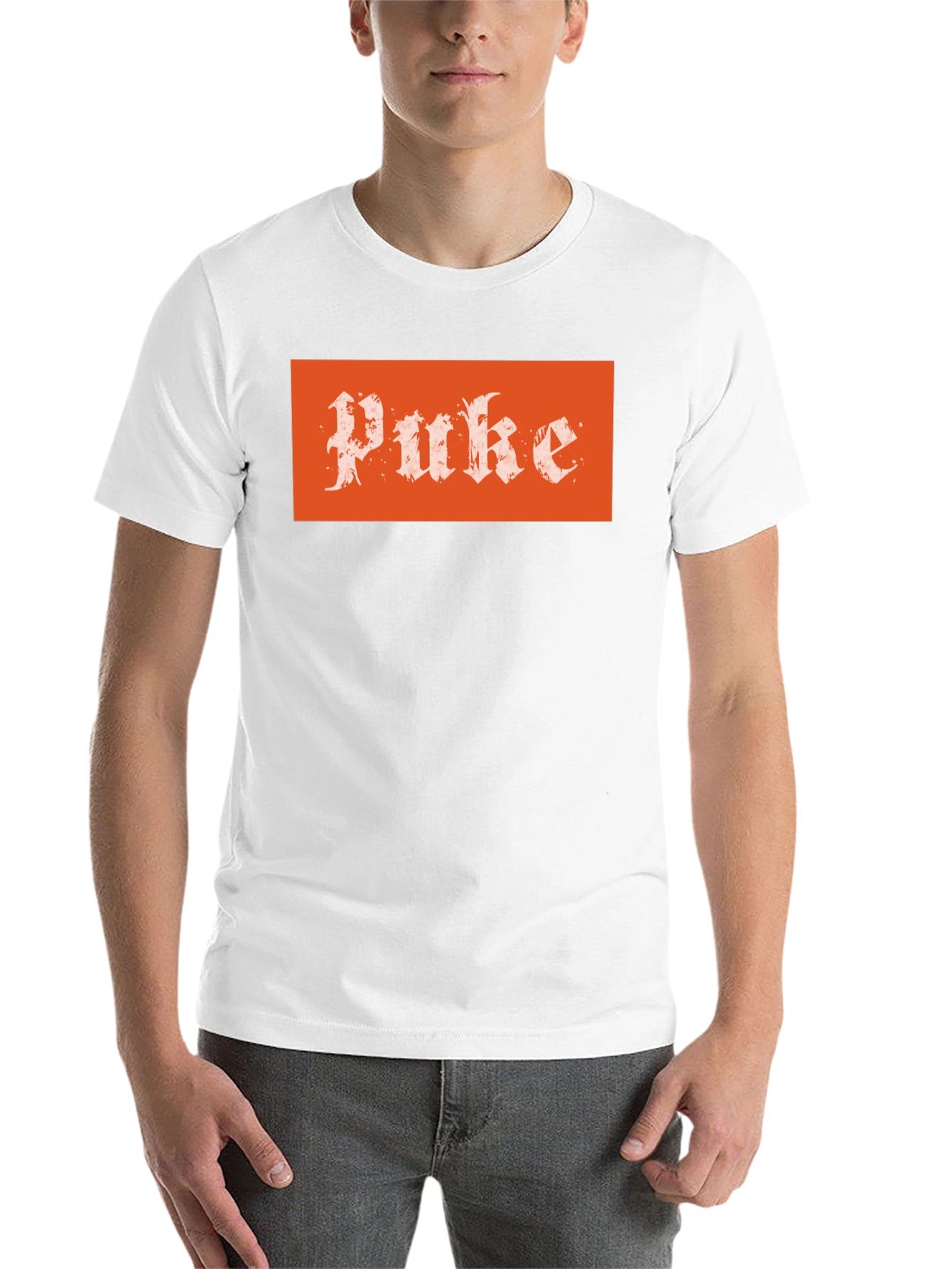 Black Puke Graphic T-Shirt - Grunge Style view 14